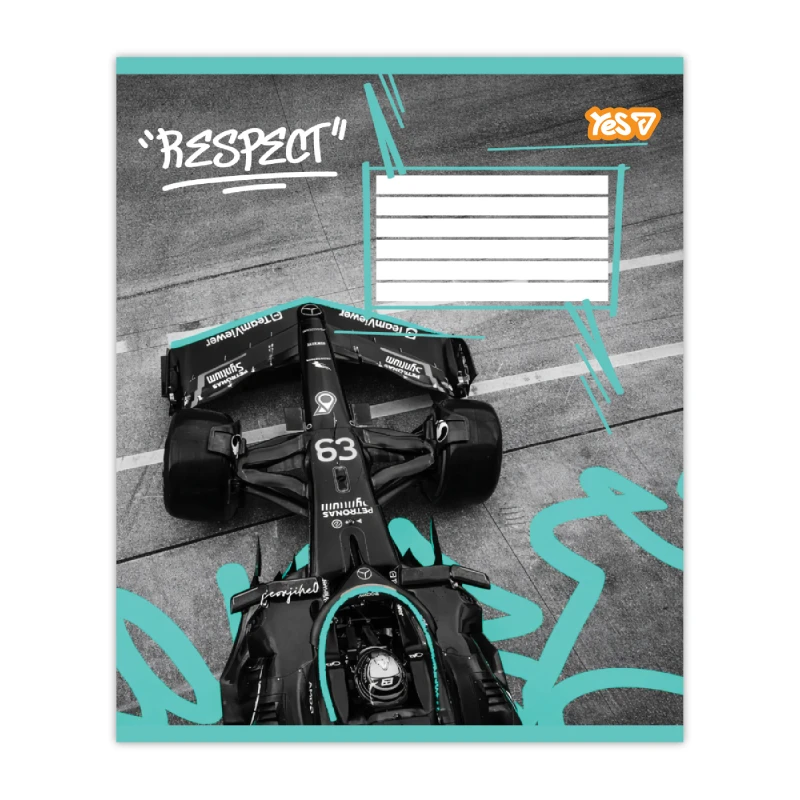 Купити Зошит учнівський "Respect" YES 768886 24 аркуши Різнокольоровий Артикул: 4823133110639 Фото повноекранне №2