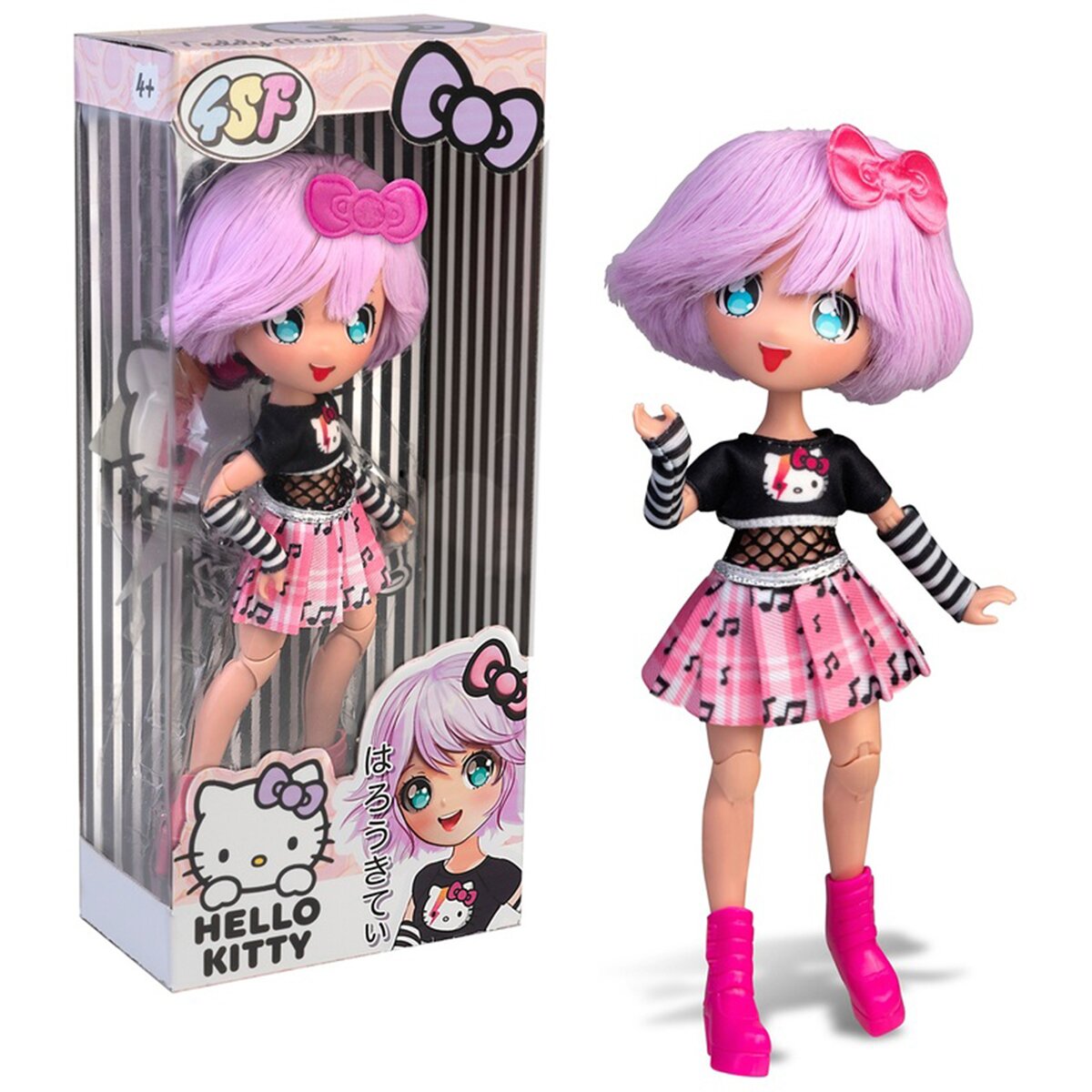 Купити Лялька 4SF MANGA DOLLS серії "Hello Kitty" – ТЕДДІ РОК HKTF0100 Різнокольоровий Артикул: 8056379194156 Фото повноекранне №1