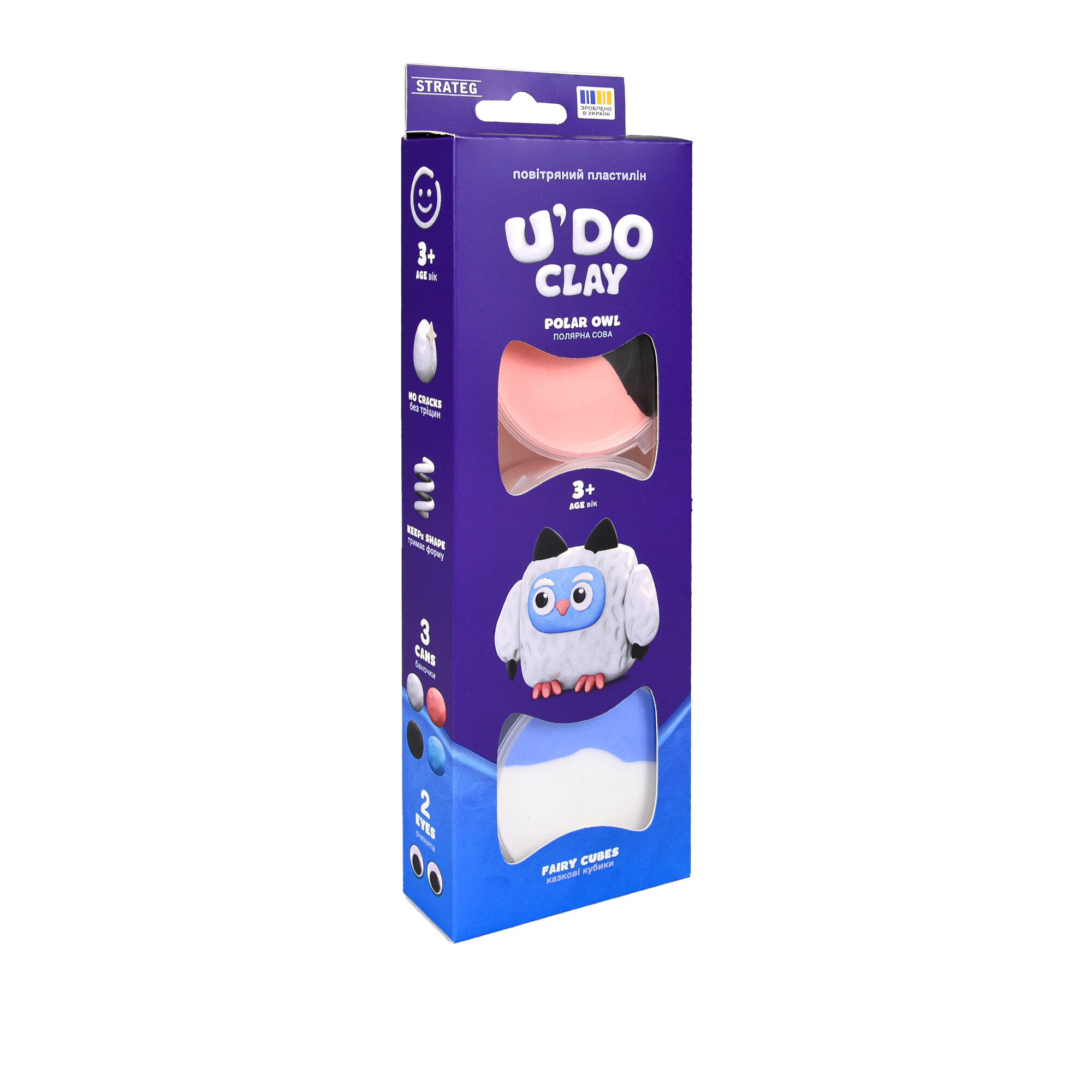 Купить Набор для лепки Strateg U'DO CLAY 31075 Разноцветный Артикул: 4823113893798