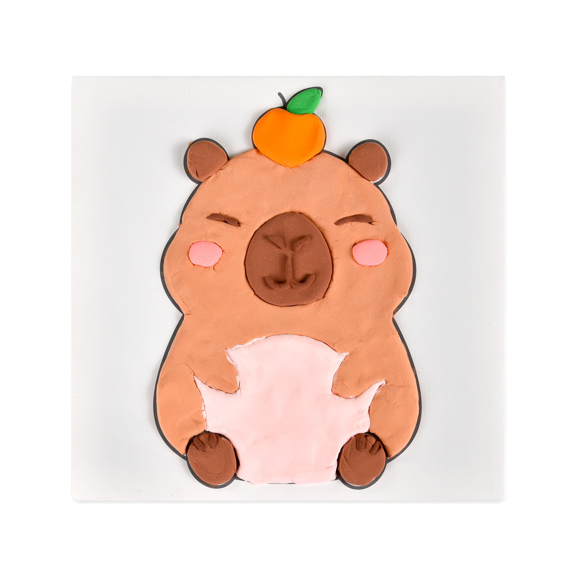 Купити Набір для творчості Ліпи та твори "Капібара" Strateg 31201 Різнокольоровий Артикул: 4823136501755 Фото повноекранне №3