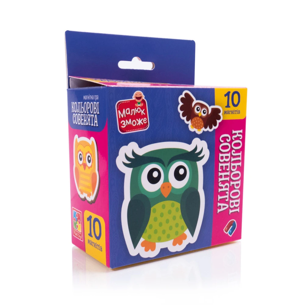 Купити Гра розвиваюча "Кольорові совенята" Vladi Toys VT3106-38 Різнокольоровий Артикул: 4820234767083 Фото повноекранне №1
