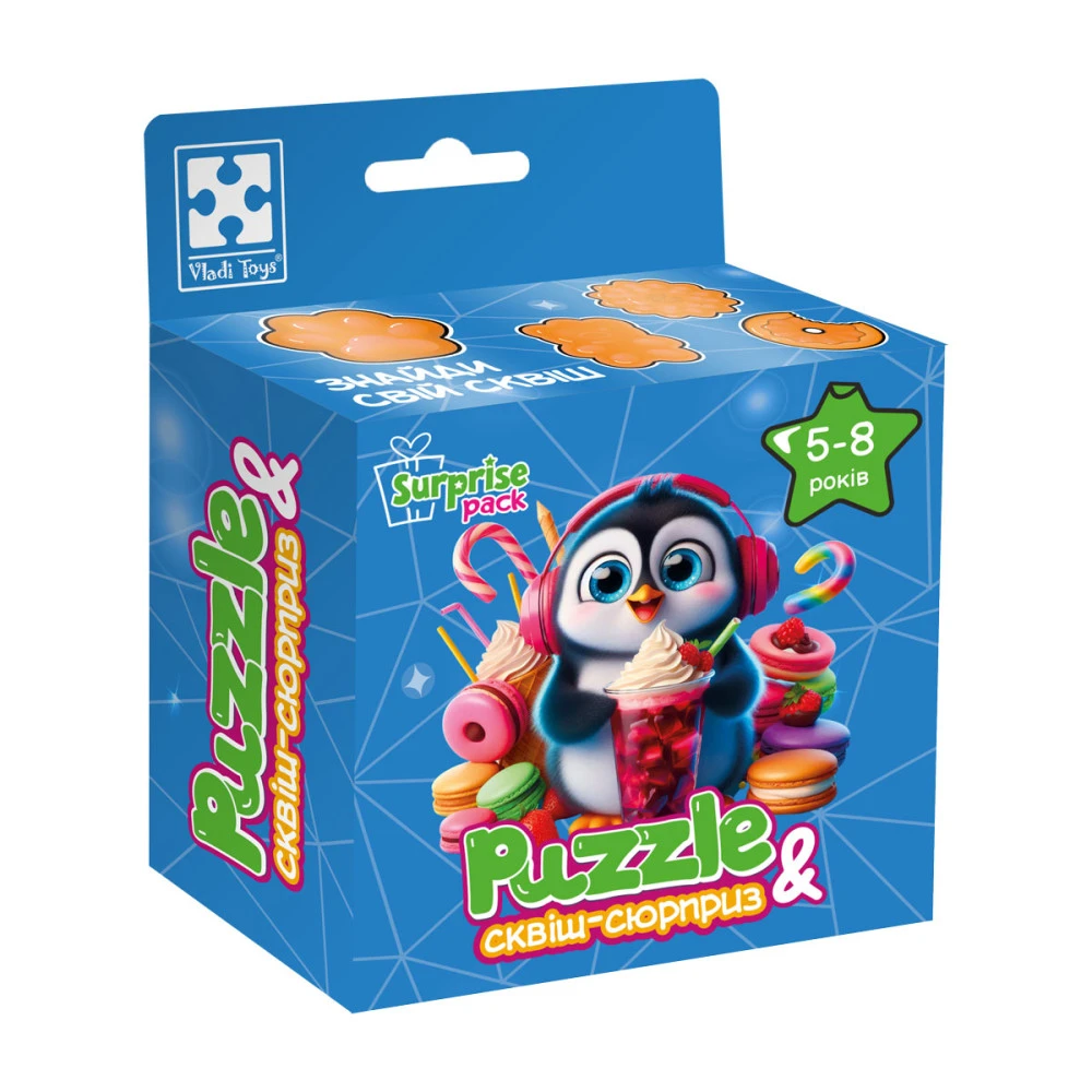 Купити Гра розвиваюча пазли із сюрпризом "Пінгвінятко" VT8030-06 Vladi Toys VT8030-06 Різнокольоровий Артикул: 4820234767281 Фото повноекранне №1