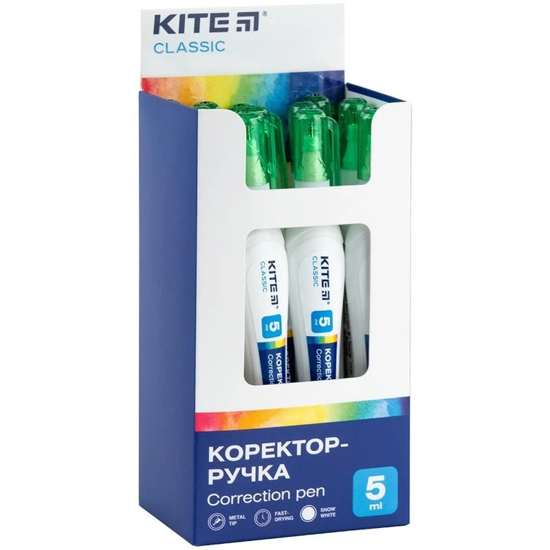 Купити Коректор-ручка Classic Kite K-013 5 мл Різнокольоровий Артикул: 4063276208347 Фото повноекранне №2