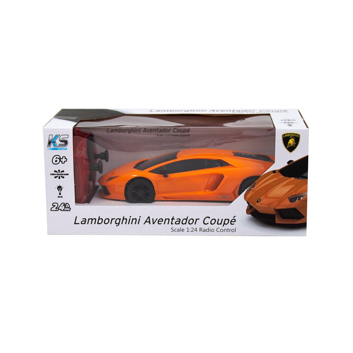Автомобиль KS DRIVE на р/у – LAMBORGHINI AVENTADOR LP 700 – 4 124GLBO Оранжевый (6900007277839)  Фото №10