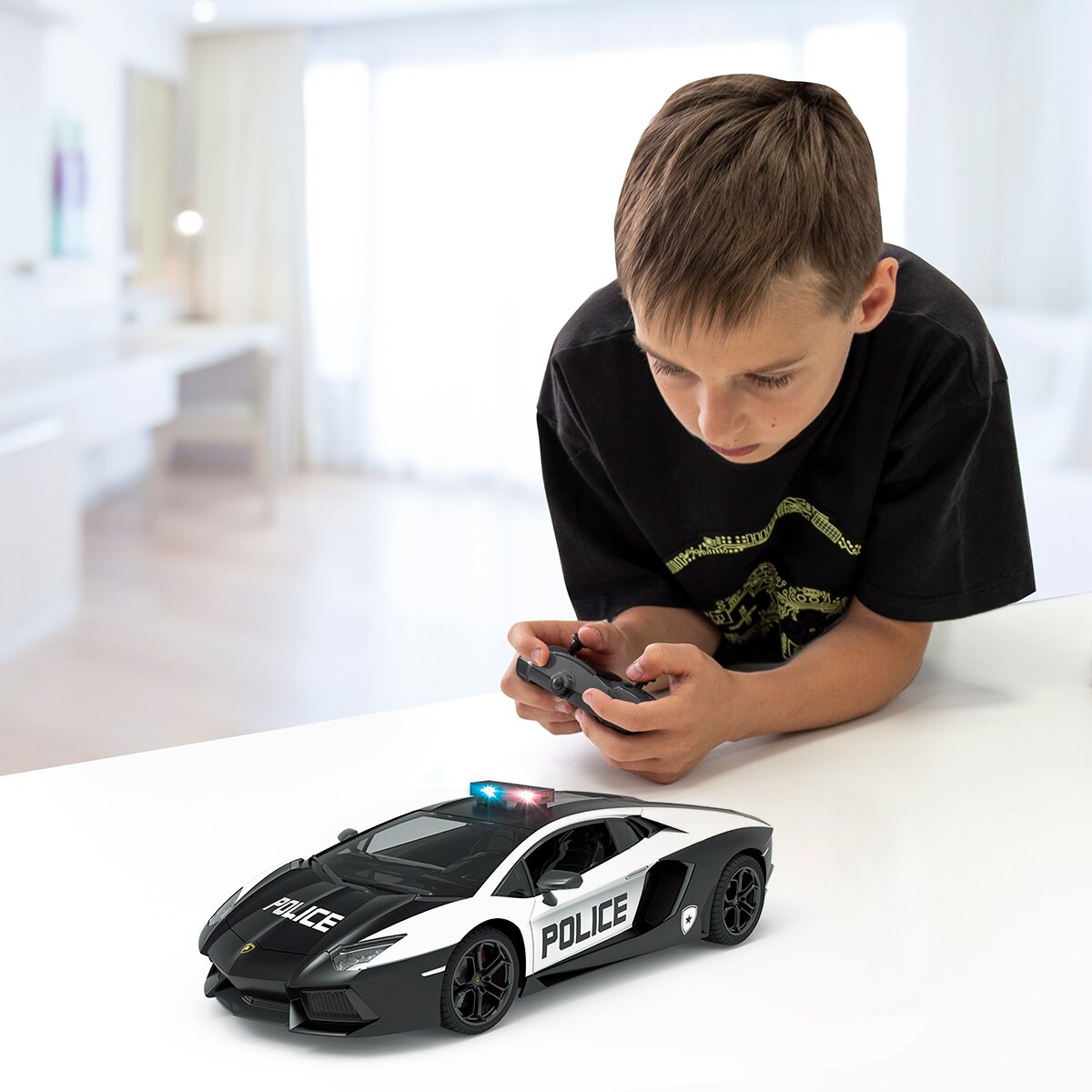 Автомобиль KS DRIVE на р/у – LAMBORGHINI AVENTADOR POLICE (1:14, 2.4Ghz) 114GLPCWB Разноцветный (6900007341417)  Фото №8