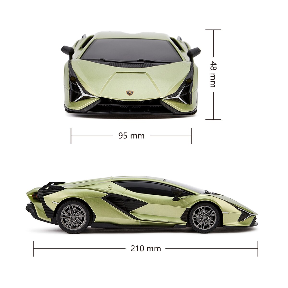 Автомобиль KS DRIVE на р/у – LAMBORGHINI SIAN (1:24, 2.4Ghz) 124GLSG Зеленый (6900007341394)  Фото №6