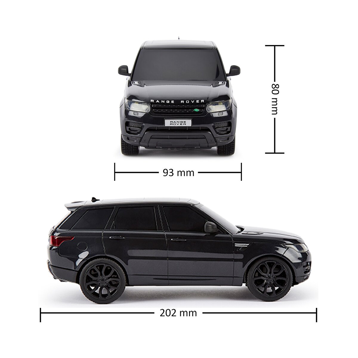 Автомобиль KS DRIVE на р/у – LAND ROVER RANGE ROVER SPORT (1:24, 2.4Ghz) 124GRRB Черный (6900007341431)  Фото №5