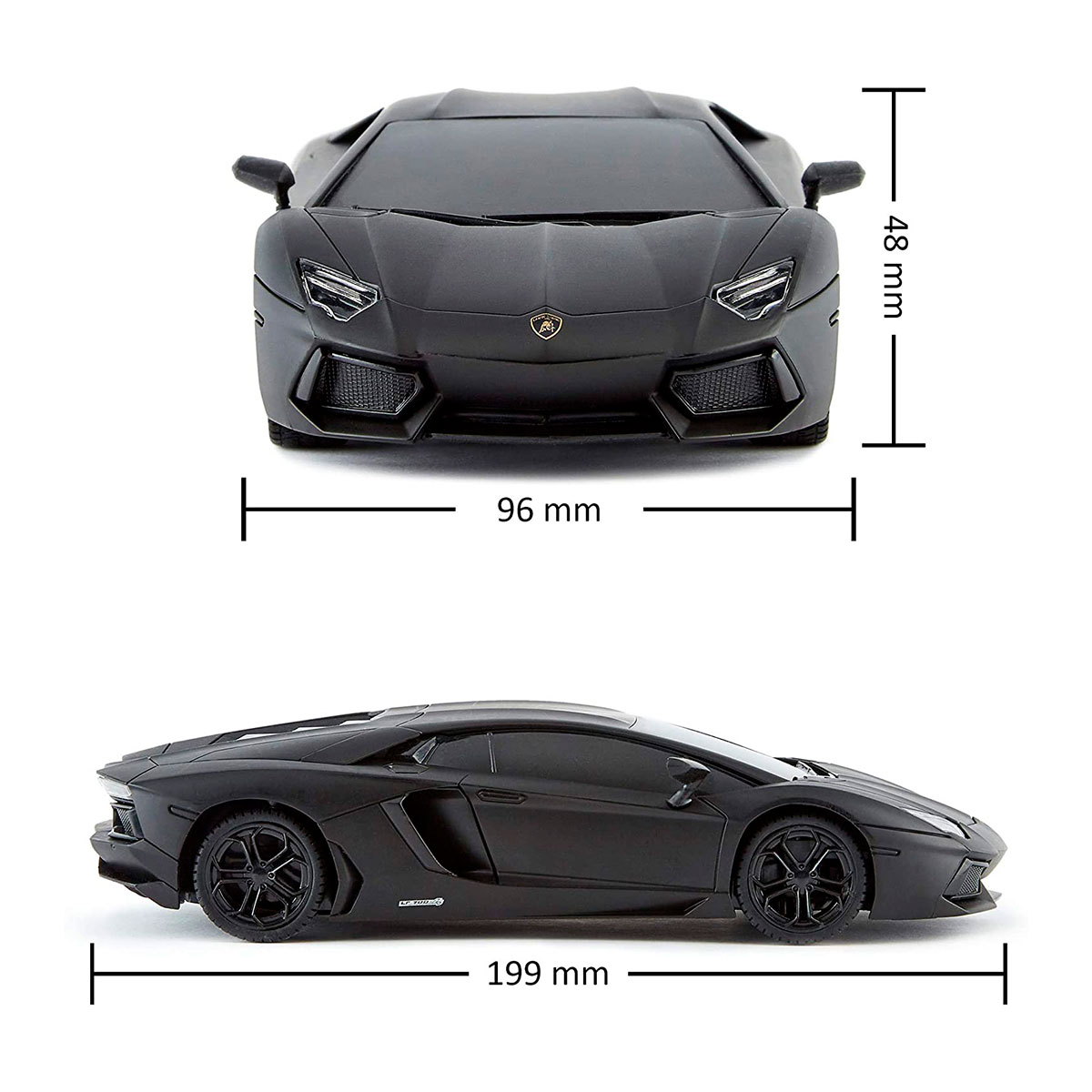 Автомобіль LAMBORGHINI AVENTADOR LP 700-4 KS Drive 124GLBB Чорний  Фото №4