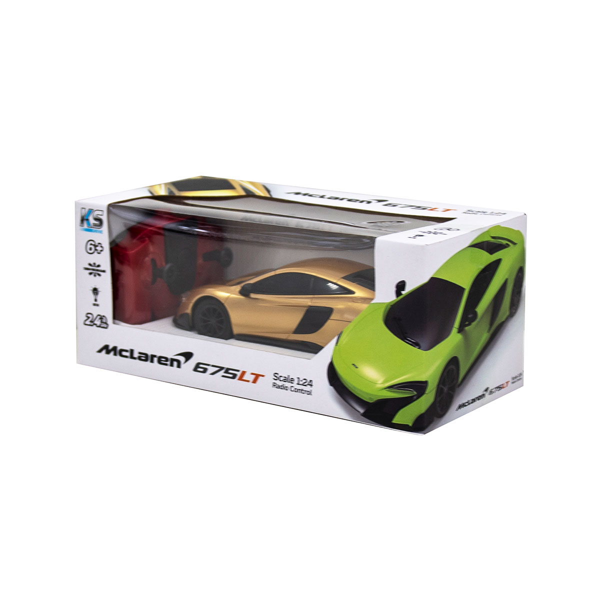 Автомобиль на радиоуправлении MCLAREN 675LT KS Drive 124GMGL Золотой  Фото №6