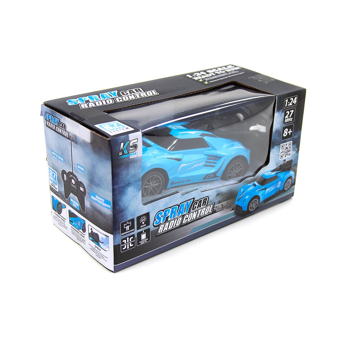 Автомобиль на ручном управлении Spray Car Sport KS Drive SL-354RHBL Голубой (6900007322270)  Фото №2