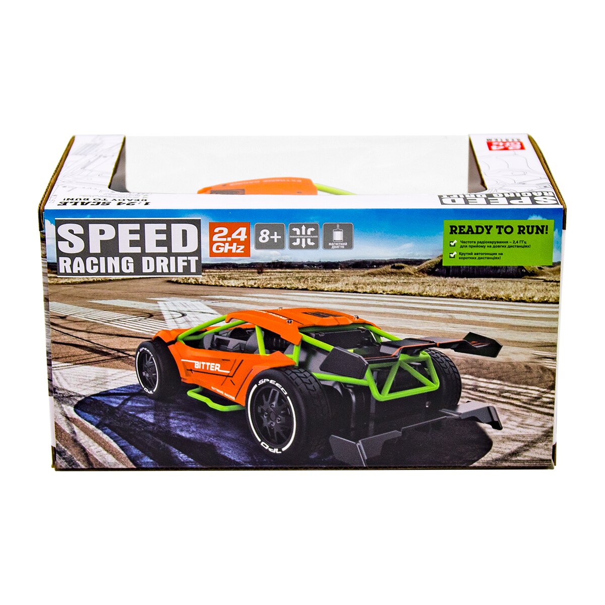 Автомобиль SPEED RACING DRIFT с р/у – BITTER SL – 291RHO Оранжевый (6900007298384)  Фото №4