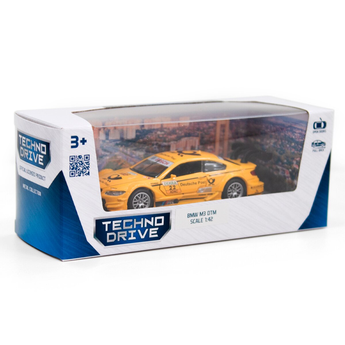 Автомодель - BMW M3 DTM 250257 Жовтий (6900007318624)  Фото №11