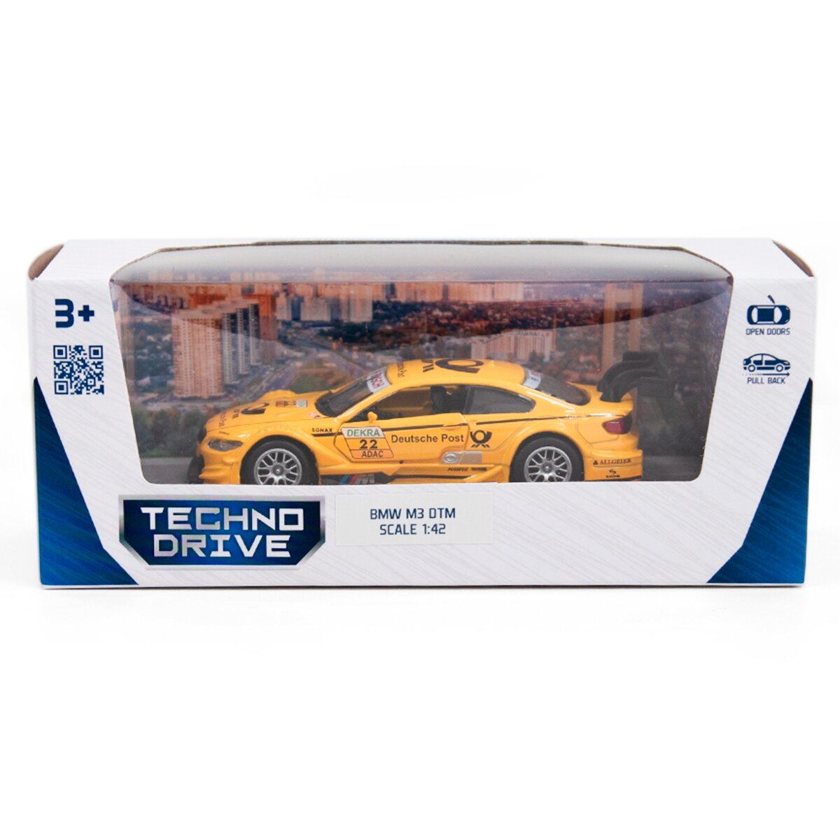 Автомодель - BMW M3 DTM 250257 Жовтий (6900007318624)  Фото №10