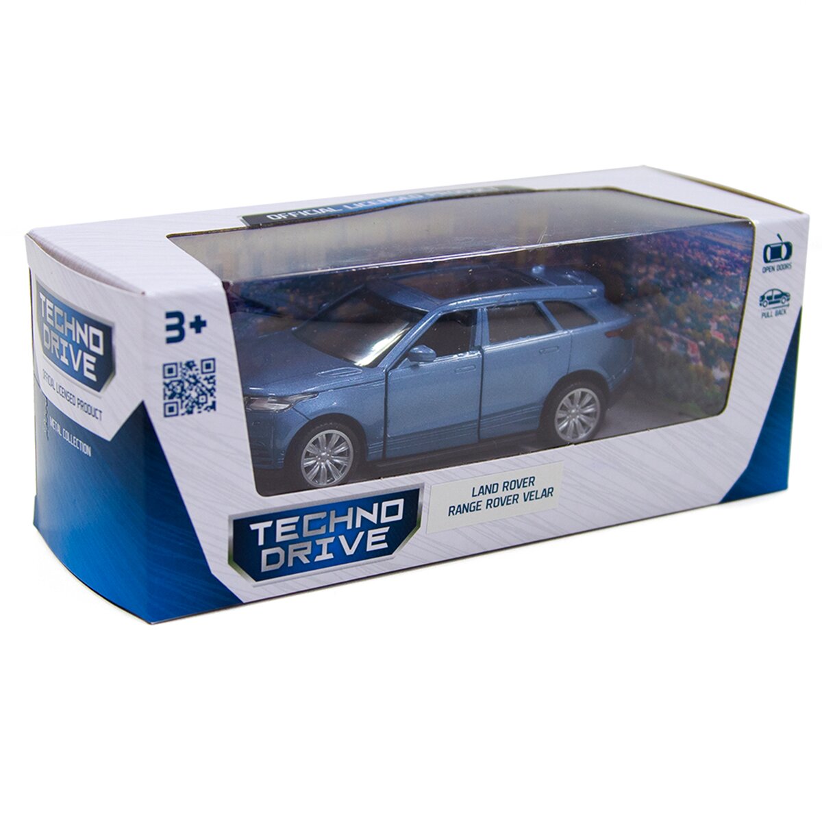 Автомодель - LAND ROVER RANGE ROVER VELAR 250308 Синий (6900007341608)  Фото №11