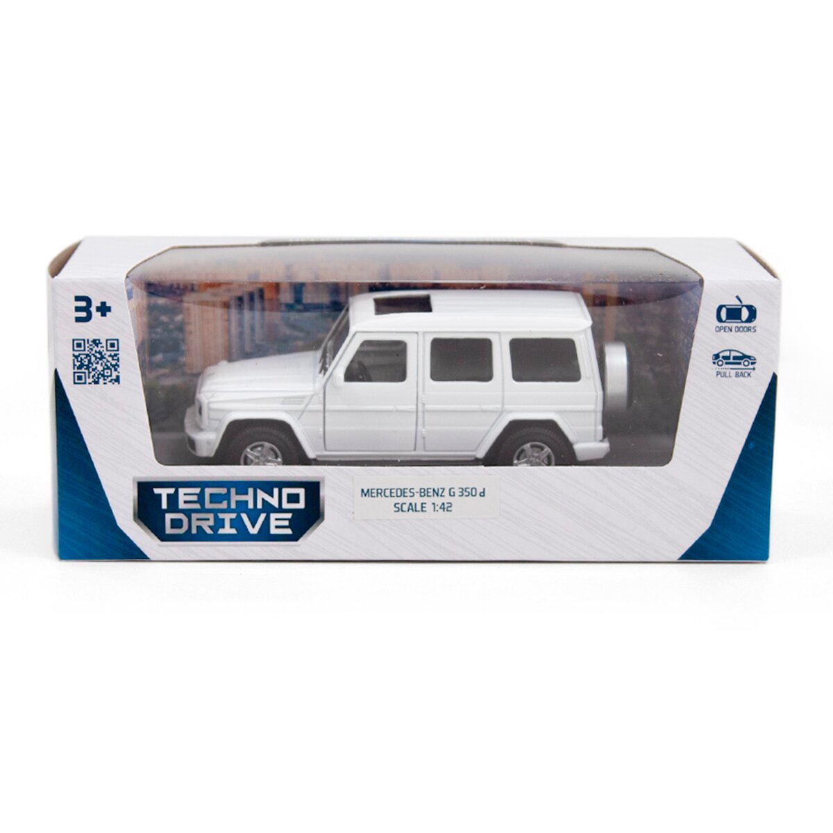 Автомодель - MERCEDES BENZ G350 250275 Білий (6900007318808)  Фото №10