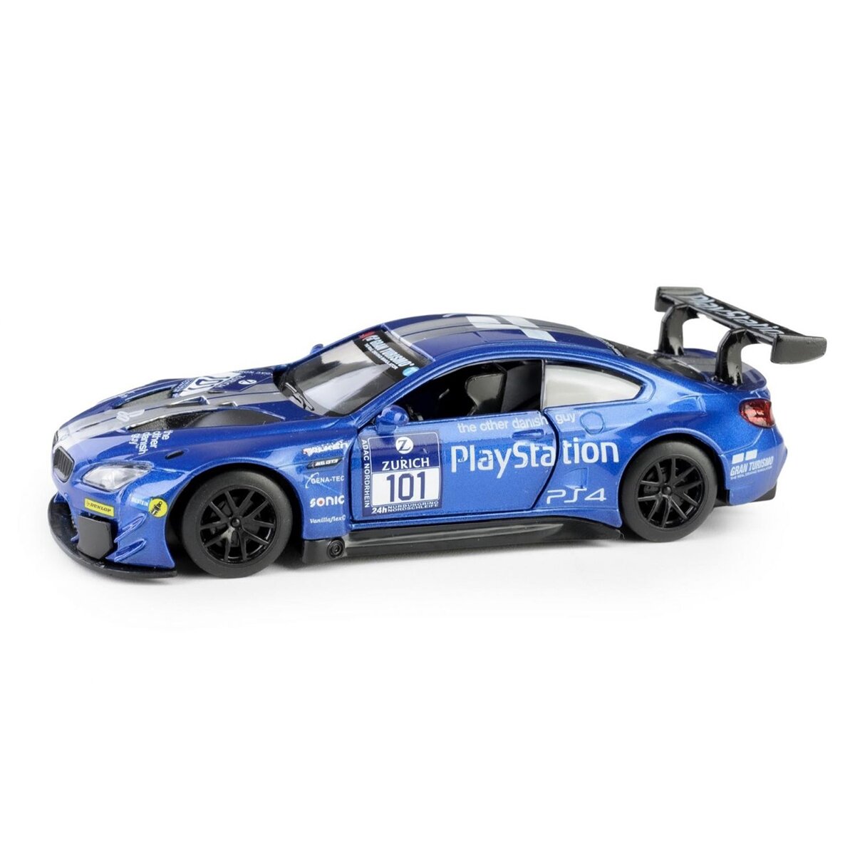 Автомодель BMW M6 GT3 TechnoDrive 250353 Синій (6900007377232)  Фото №0