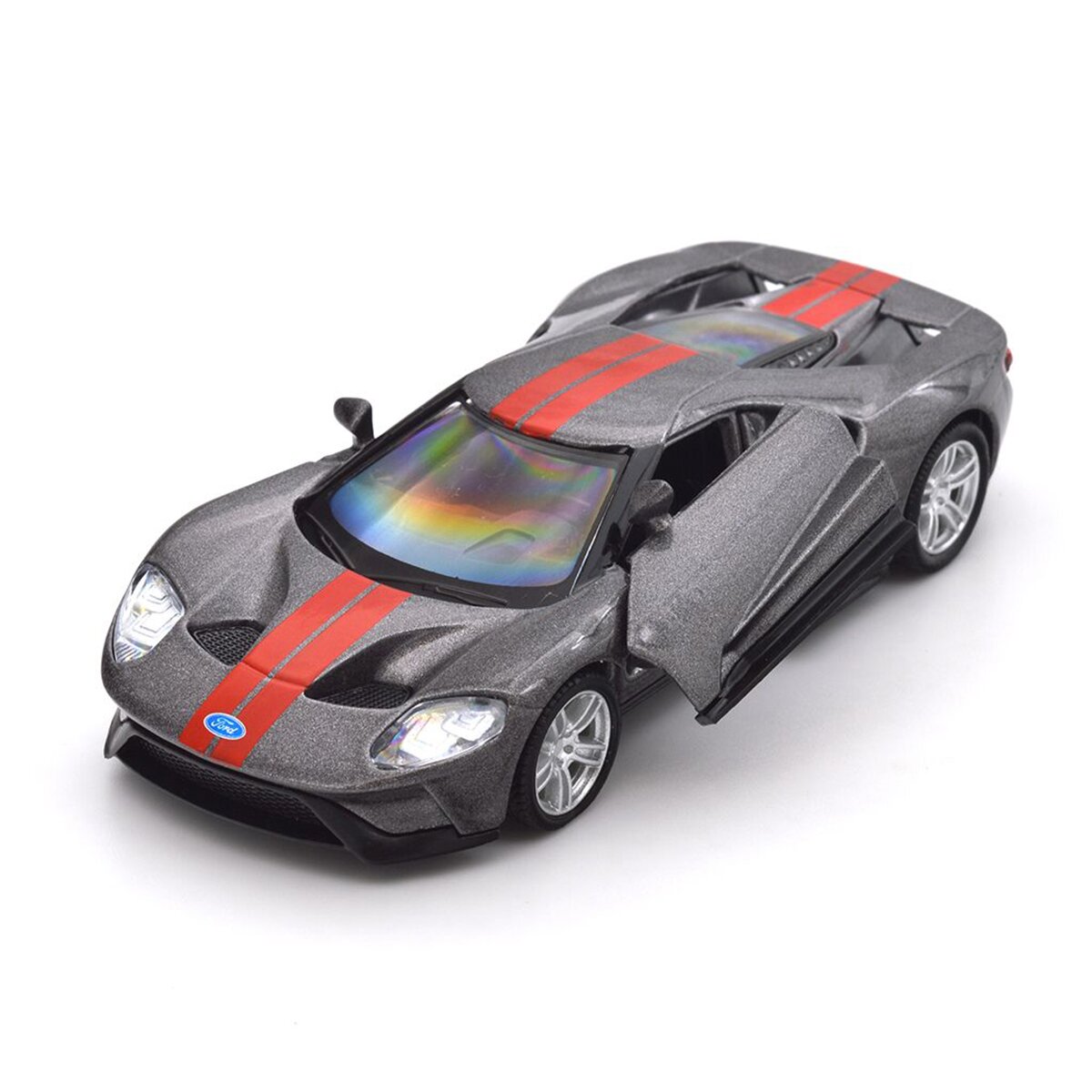 Автомодель Ford GT 2019 TechnoDrive 250338U Серый (4895065079445)  Фото №6