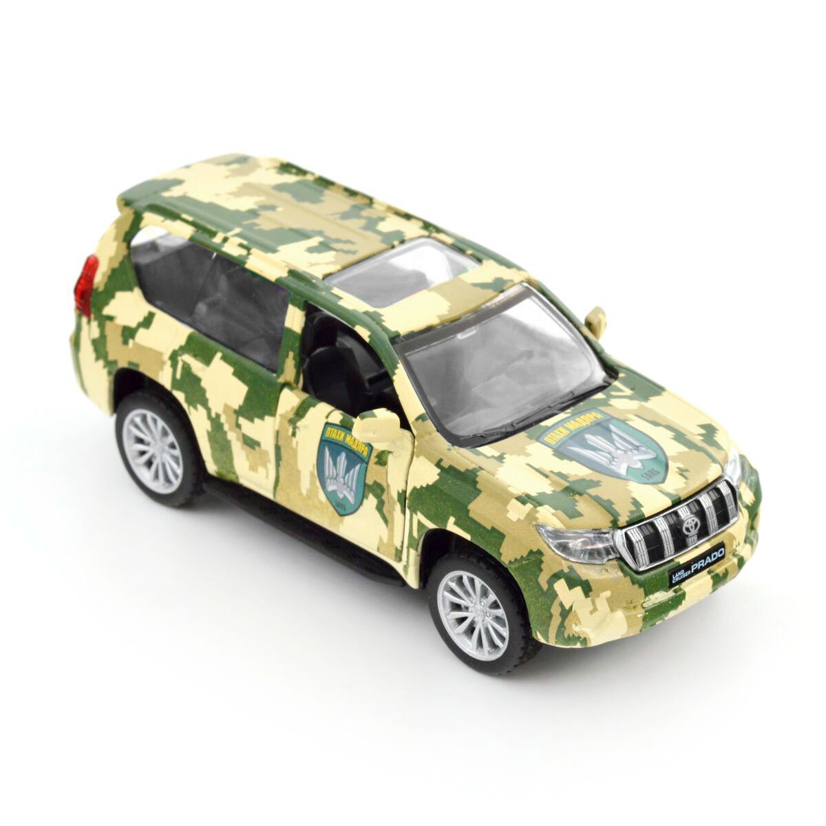 Автомодель &quot;Шеврони Героїв&quot; Toyota Land Cruiser Prado &quot;Птахи Мадяра&quot; TechnoDrive 250363M Різнокольоровий (6900007419710)  Фото №12