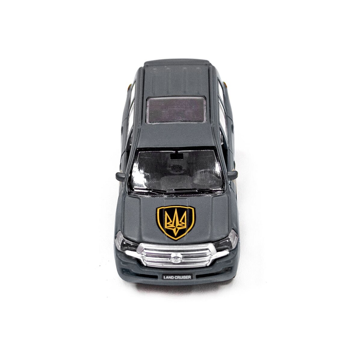 Автомодель &quot;Шевроны Героев&quot; Toyota Land Сruiser &quot;Рубеж&quot; TechnoDrive KM6010 Темно-серый (6974465201835)  Фото №13