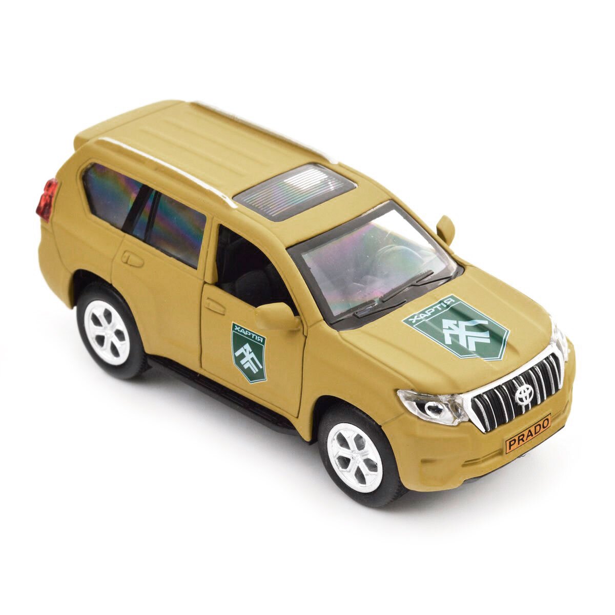 Автомодель &quot;Шевроны Героев&quot; Toyota Prado &quot;Хартия&quot; TechnoDrive KM6188 Хаки (6974465201880)  Фото №12