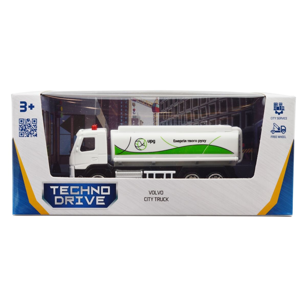 Автомодель Volvo Газовоз TechnoDrive 250301 Білий (6900007361446)  Фото №10