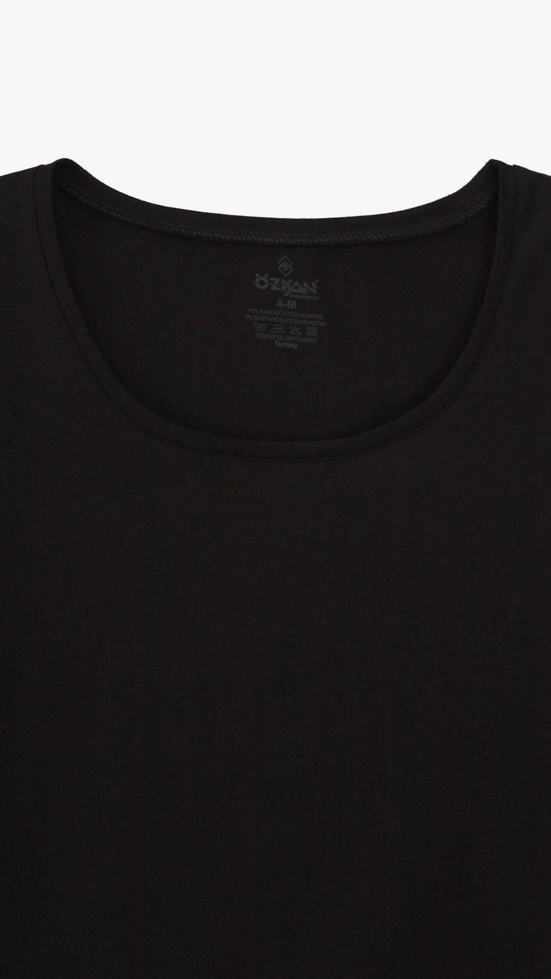 Купити Білизна-футболка жіноча OZKAN 25284 2XL Чорний Артикул: 2000999405334 Фото повноекранне №7