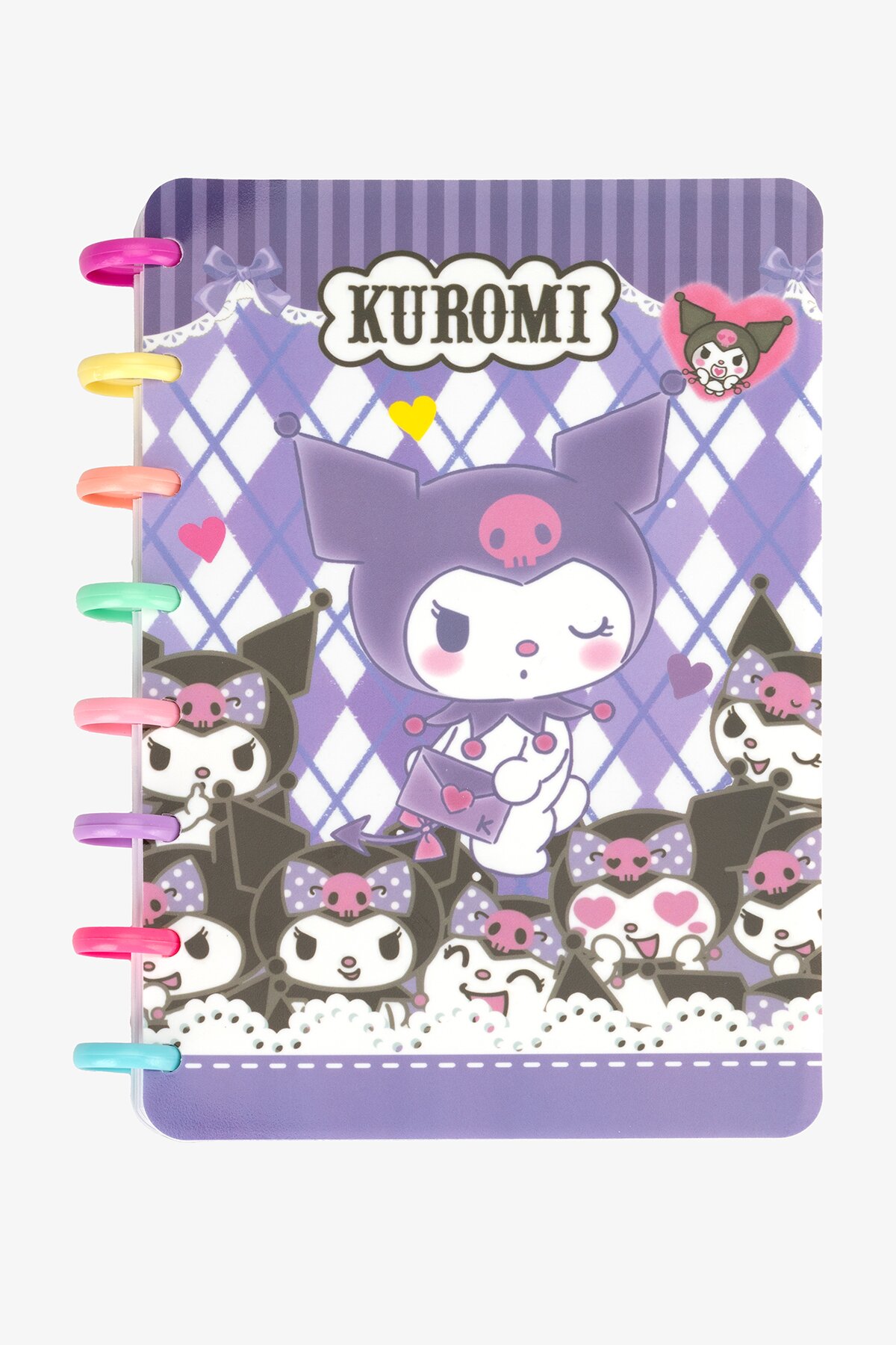 Блокнот на спіралі &quot;Зайчик Kuromi&quot; S0000025527-1 Різнокольоровий  Фото №1