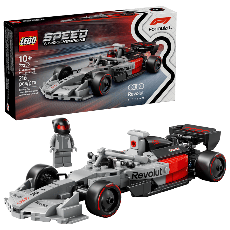 Купити Конструктор "Гоночний автомобіль Audi Revolut F1 Team R26" LEGO 77259 Різнокольоровий Артикул: 5702018068373 Фото повноекранне №1
