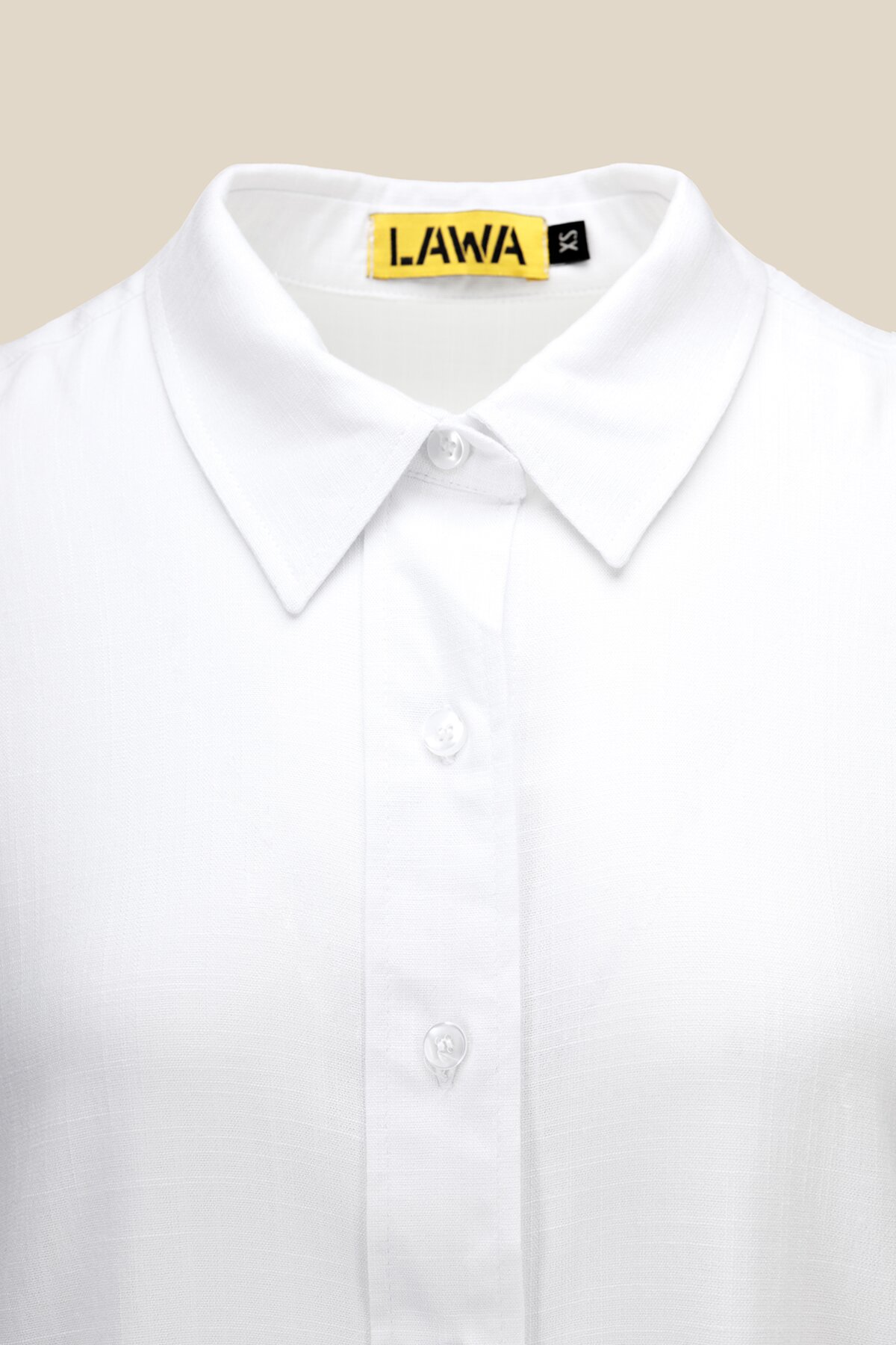 Блуза однотонная женская LAWA WBC02408 L Белый  Фото №6