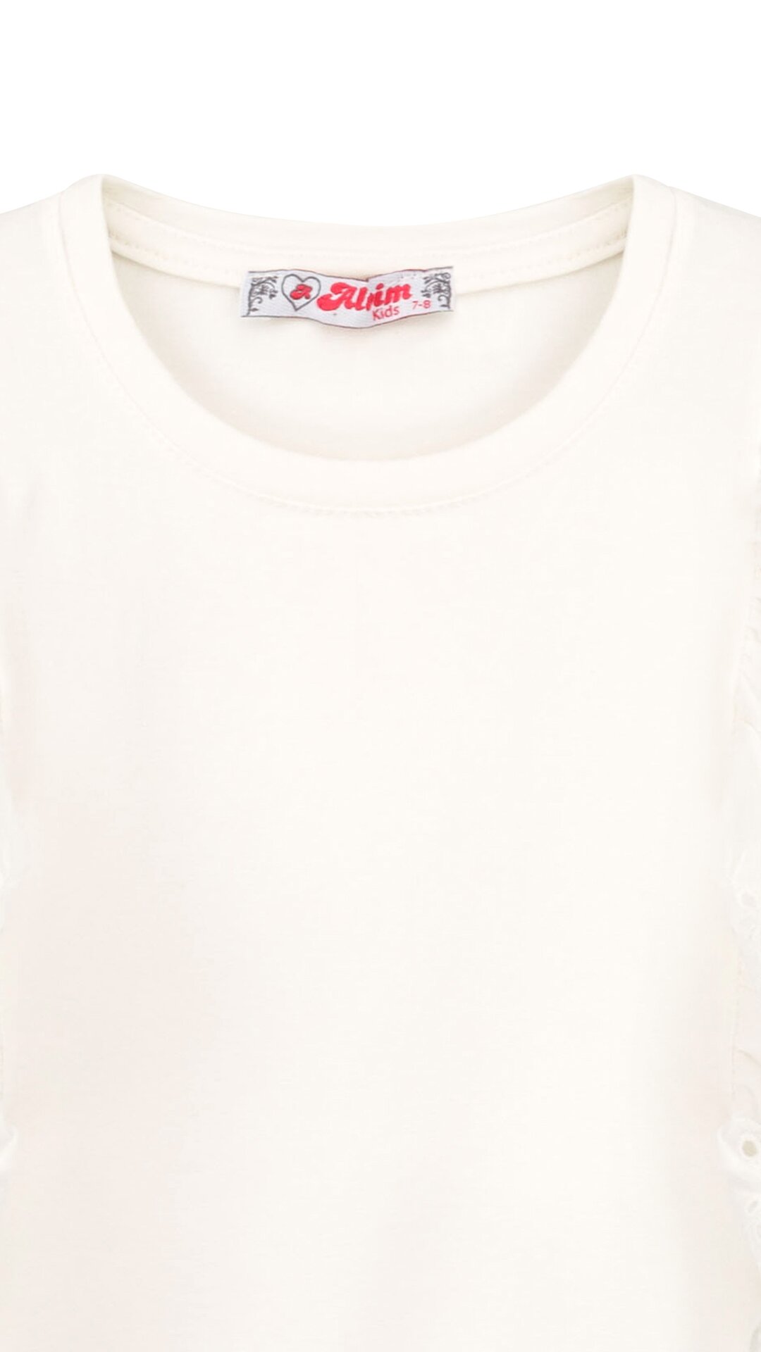 Блуза трикотажна для дівчинки Aura Style 861 122 см Молочний  Фото №6