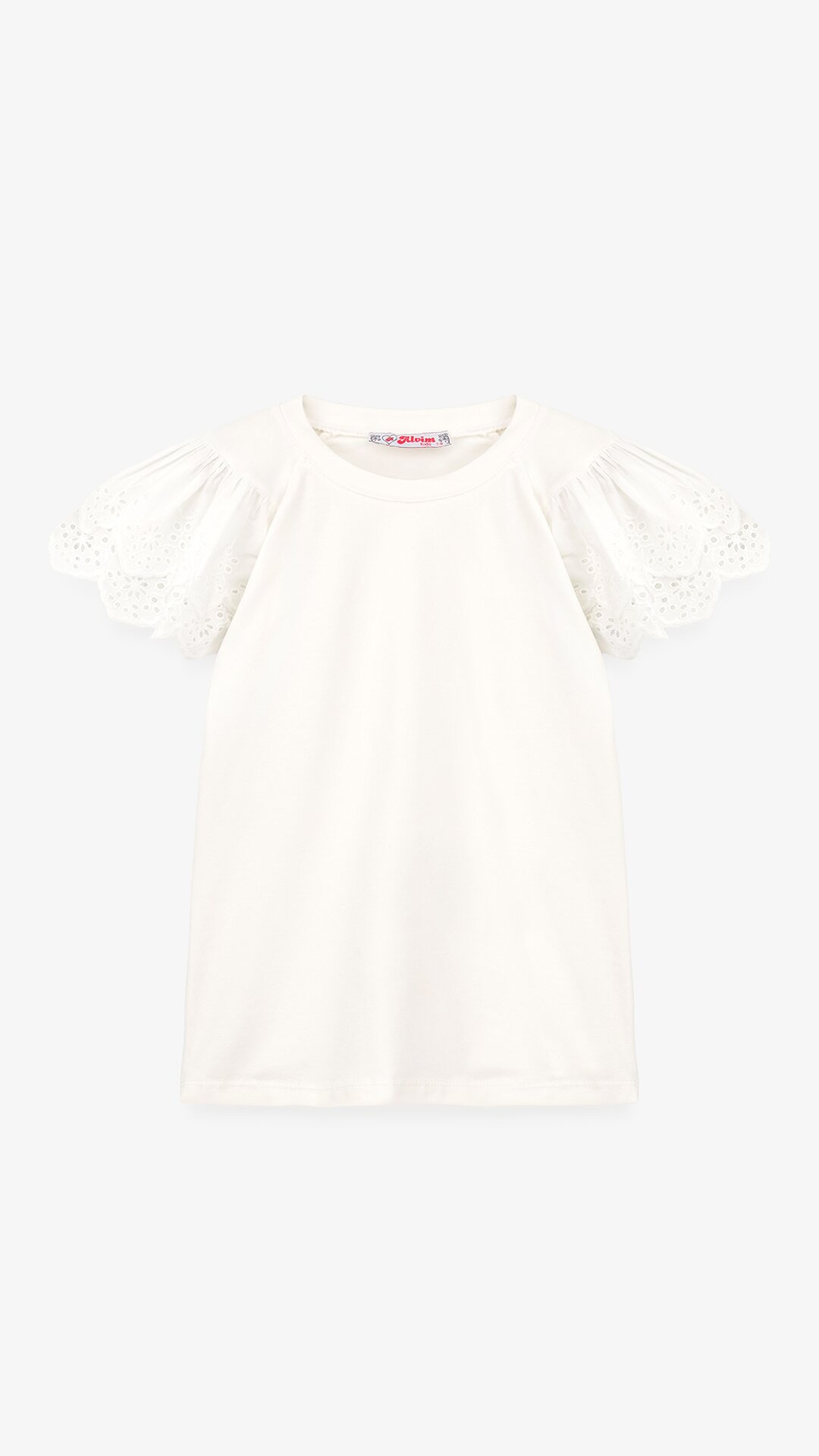 Блуза трикотажная для девочки Aura Style 863 116 см Молочный  Фото №0
