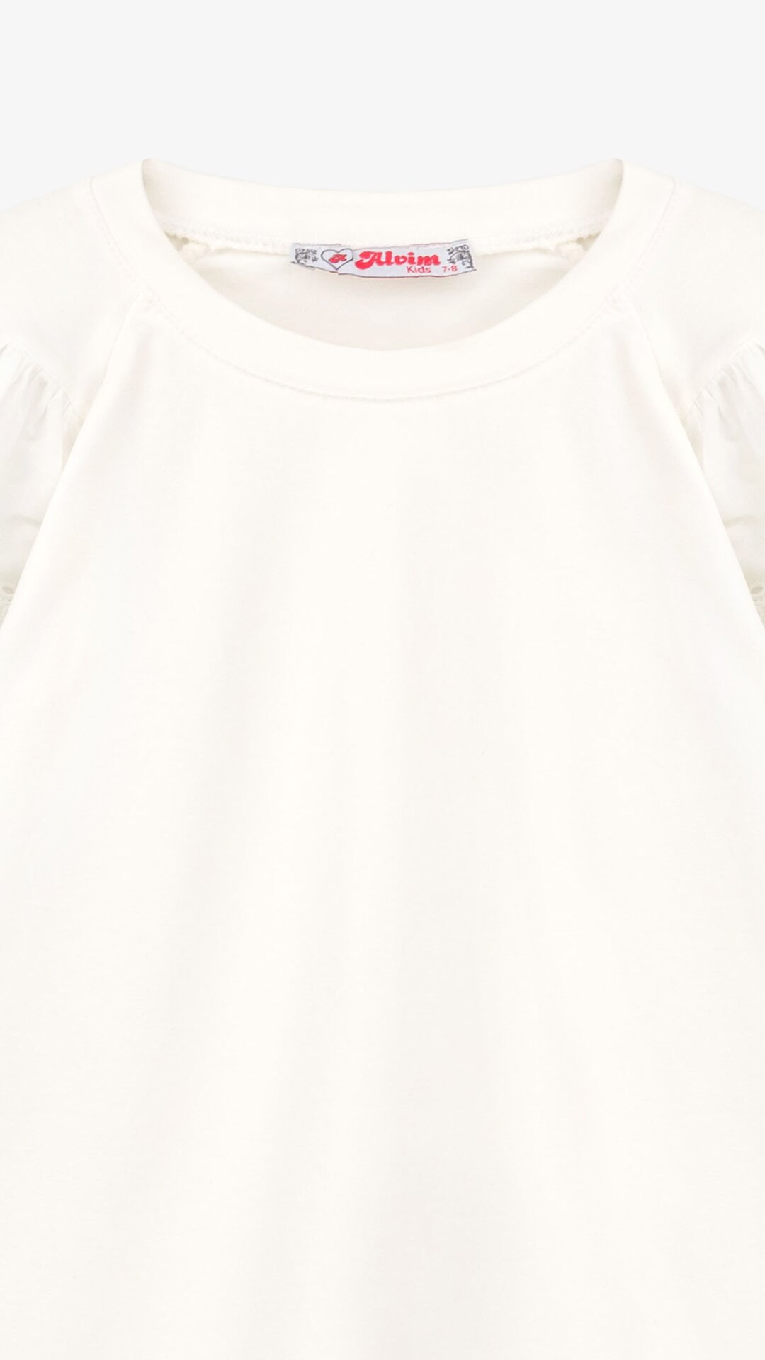 Блуза трикотажна для дівчинки Aura Style 864 116 см Молочний  Фото №1