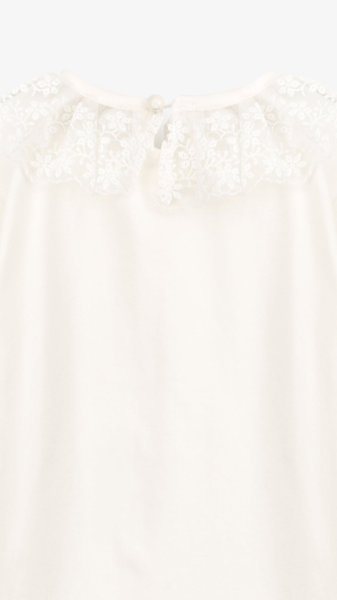 Блуза трикотажная для девочки Aura Style 866 122 см Молочный  Фото №4