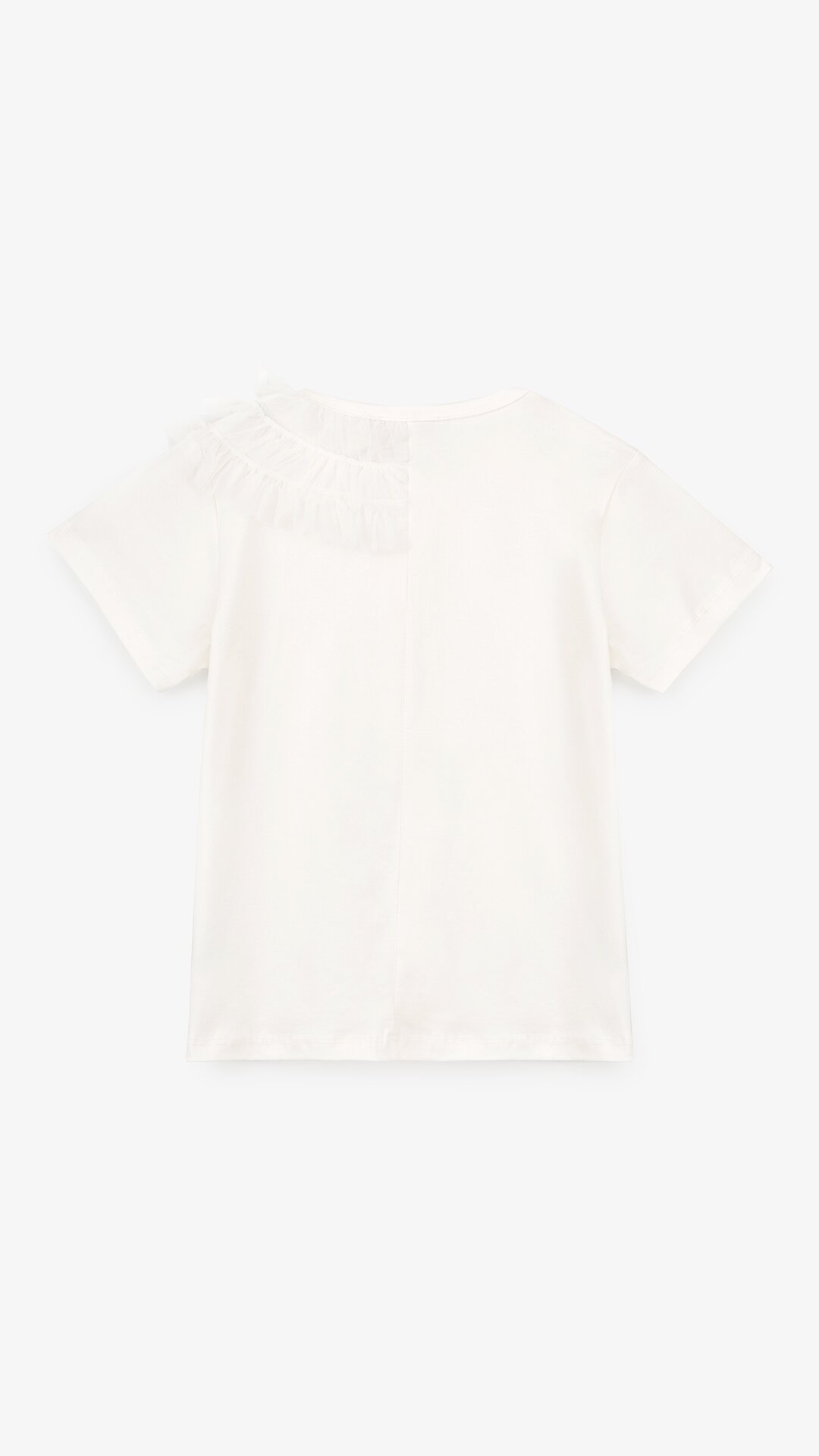 Блуза трикотажная для девочки Aura Style 867 116 см Молочный  Фото №2