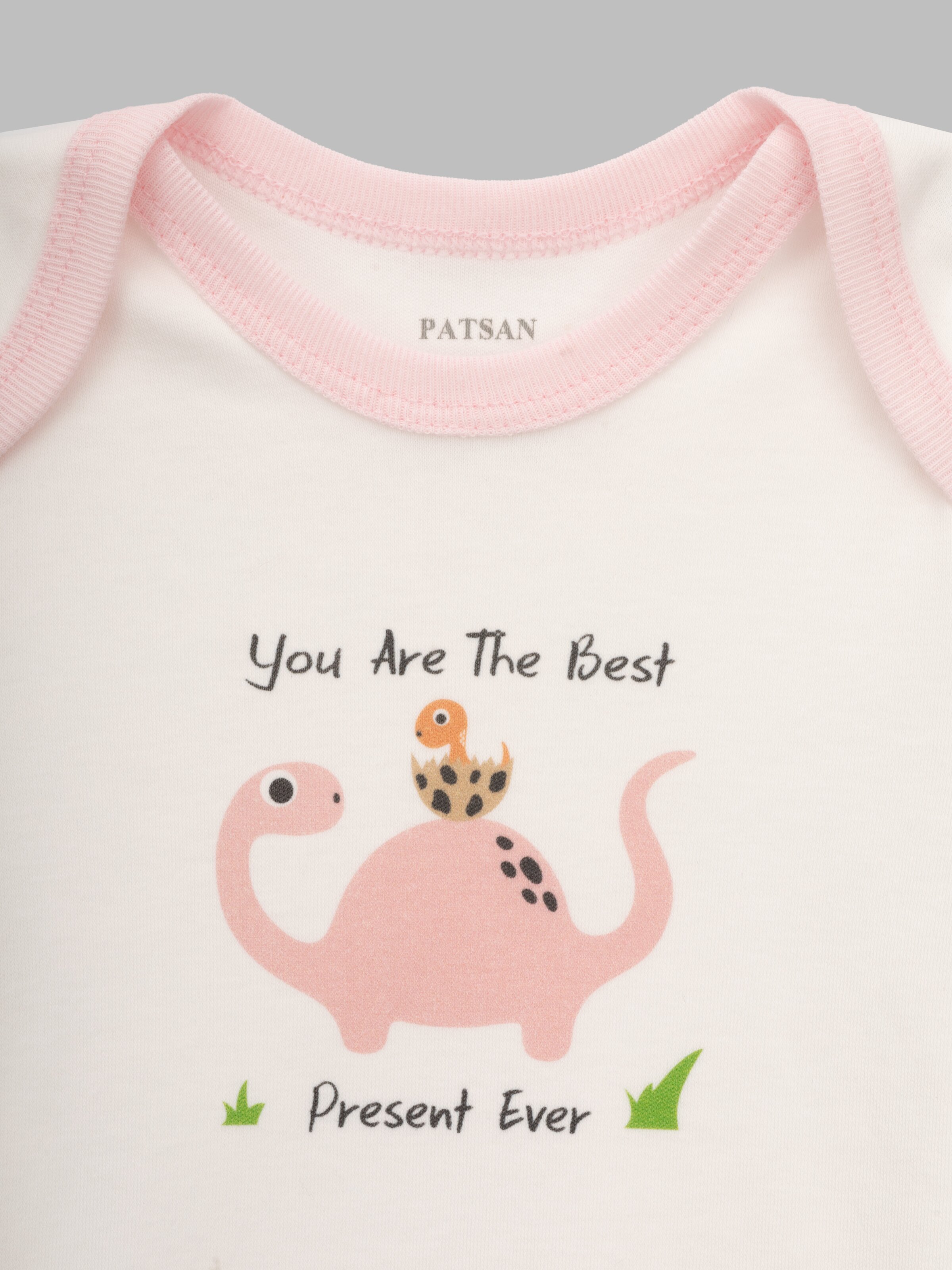 Купити Боді дитячий Patsan 1163 62 см Рожевий (2000990602558D) Артикул: 2000990602558 Фото повноекранне №2
