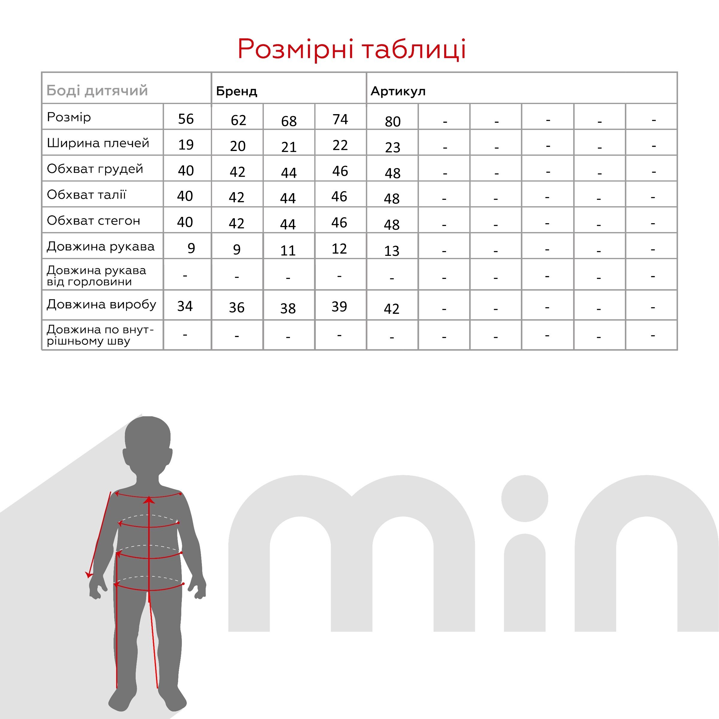 Боді дитячий Patsan 1132 74 см Бежевий (2000990587220D)  Фото №6