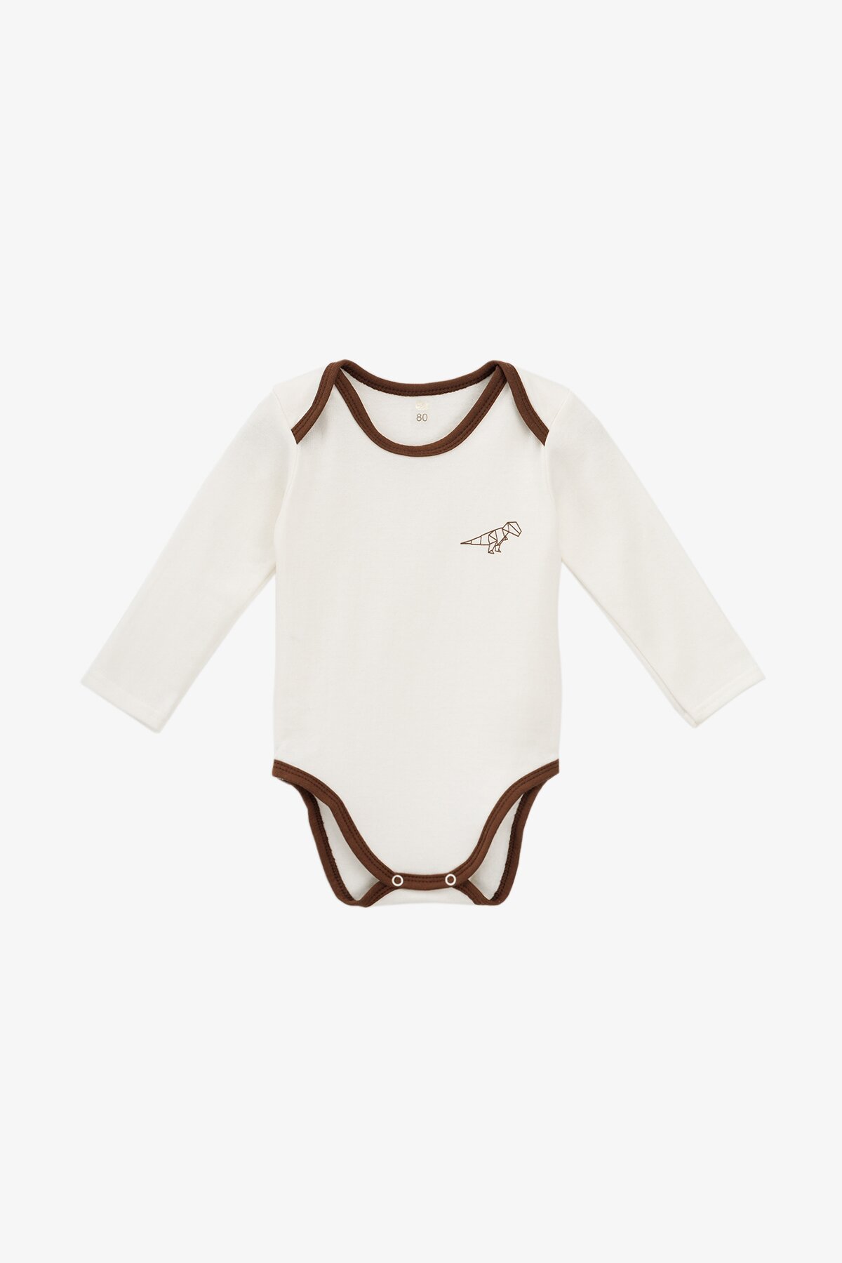Бодi-човник для малюків Baby Life 3-05 68 см Молочний  Фото №0