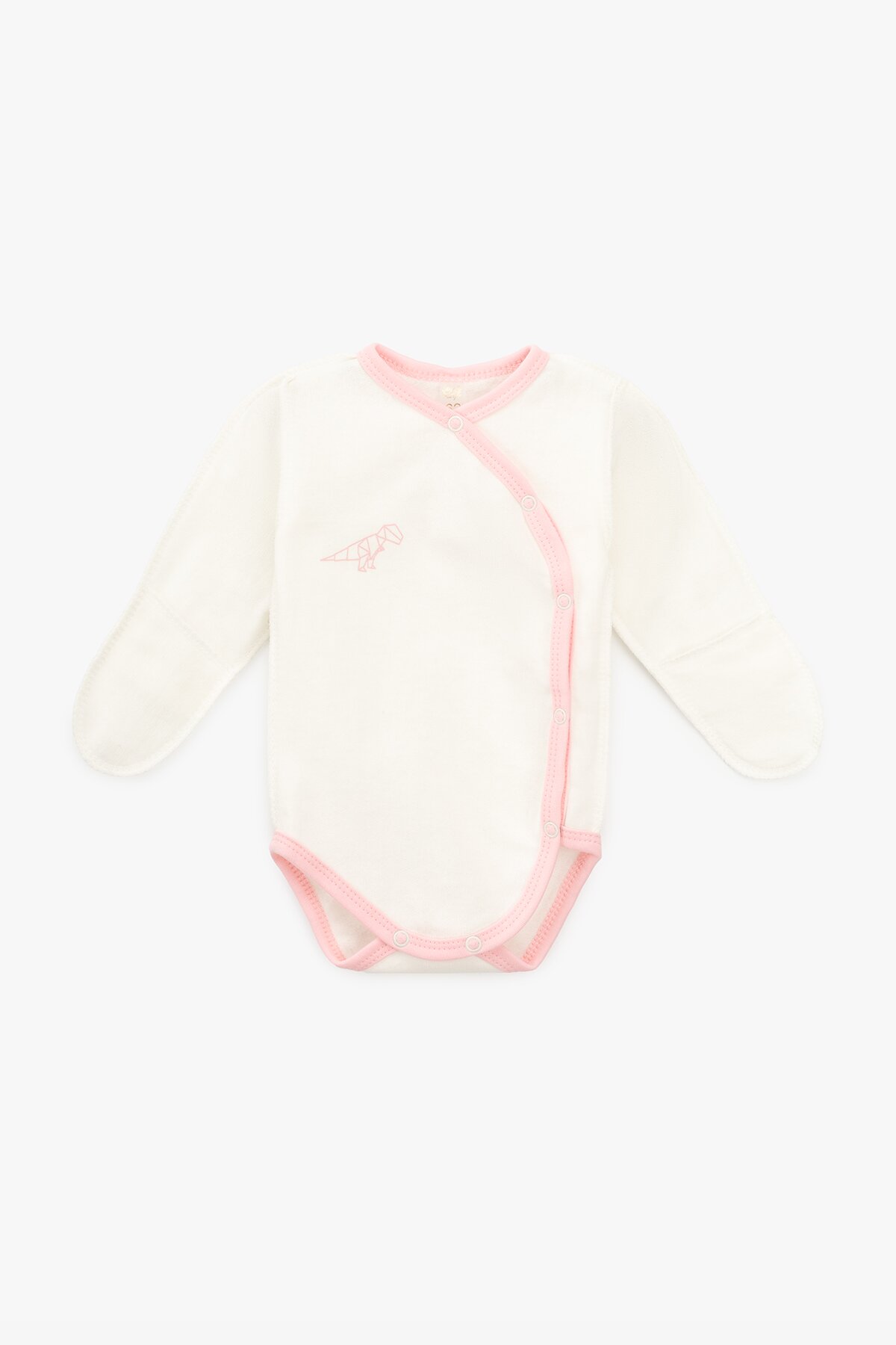 Боди на запах Baby Life 3-06 50 см Розовый  Фото №0