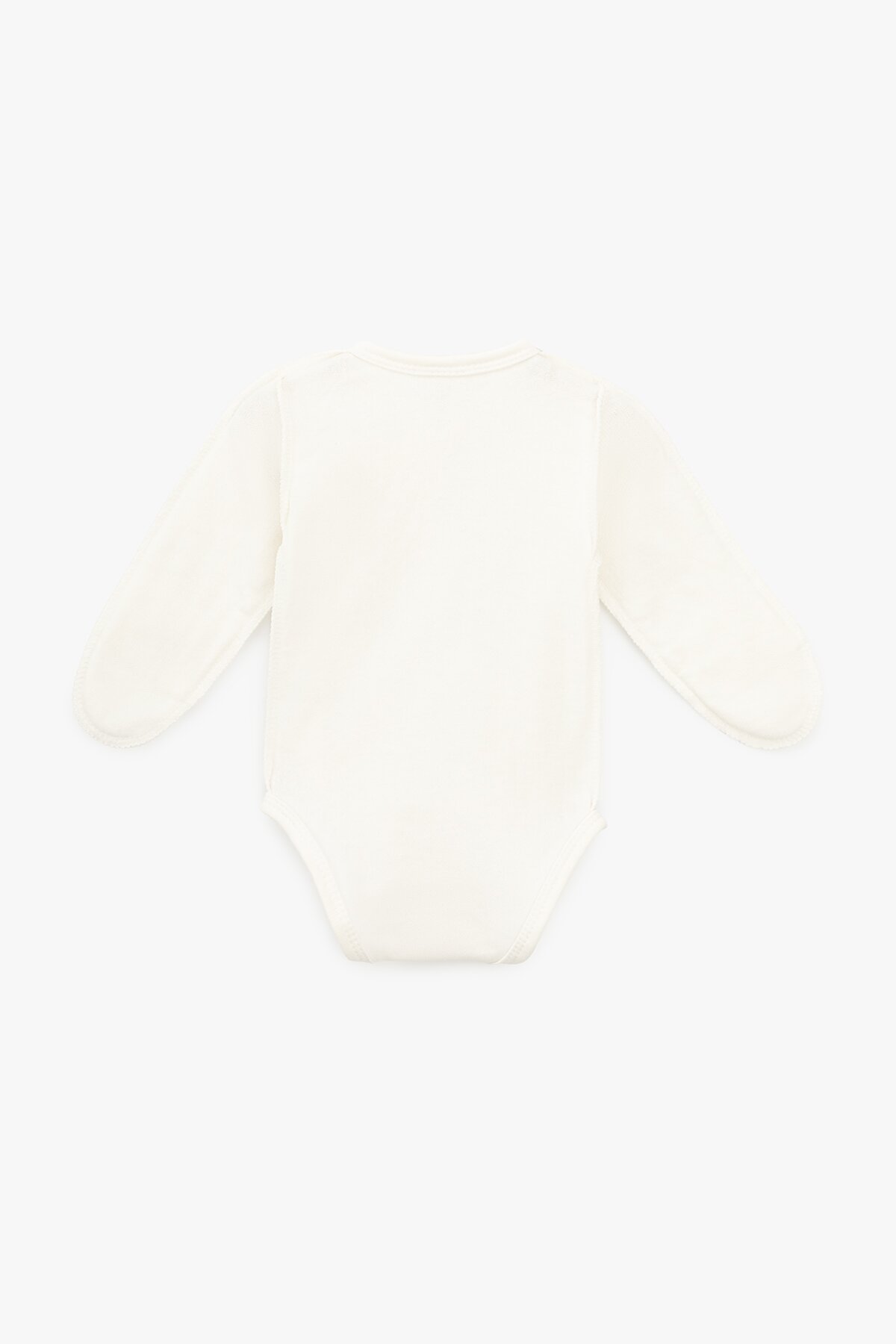 Боди на запах Baby Life 3-06 56 см Молочный  Фото №4