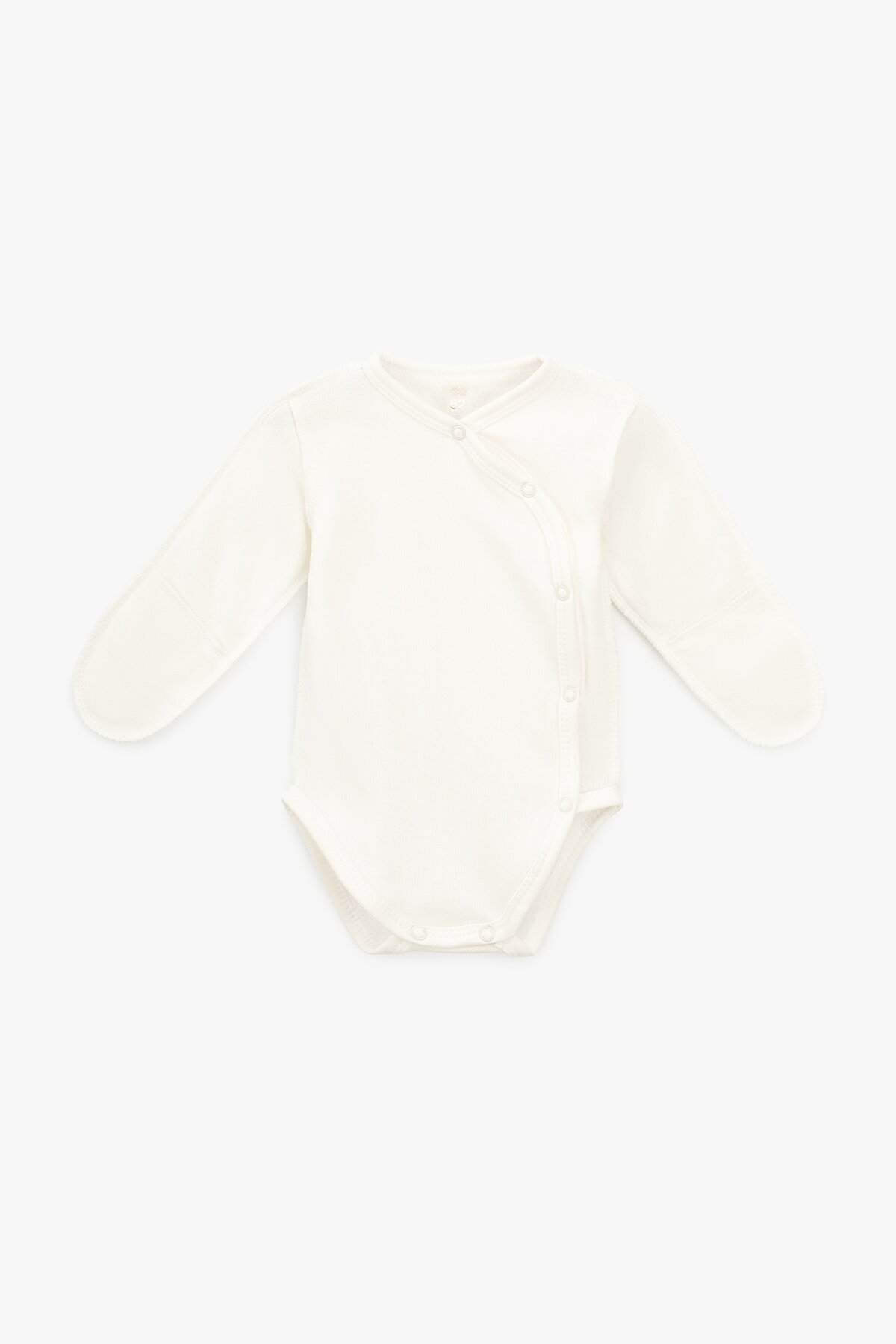 Боди на запах Baby Life 3-06 56 см Молочный  Фото №0