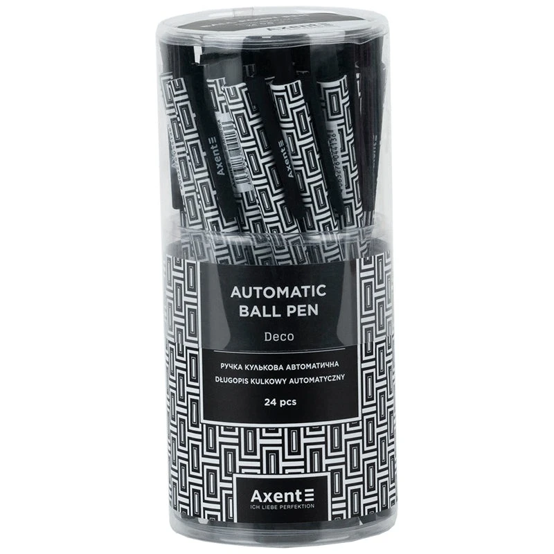 Купити Ручка кулькова автоматична Deco Axent AB1092-05-A Синій Артикул: 4063276044136 Фото повноекранне №2