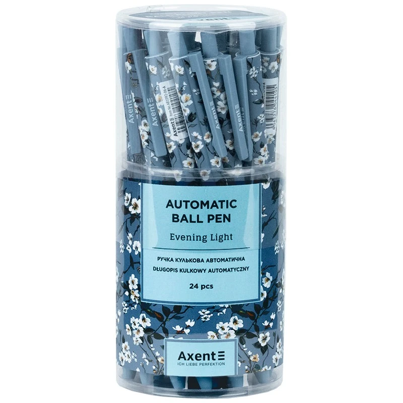 Купити Ручка кулькова автоматична Evening Light Axent AB1092-06-A Синій Артикул: 4063276044105 Фото повноекранне №2