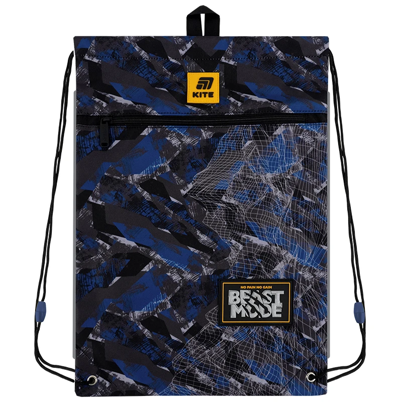 Сумка для форми та взуття для хлопчика Kite K25-601M-10 Чорно-синій