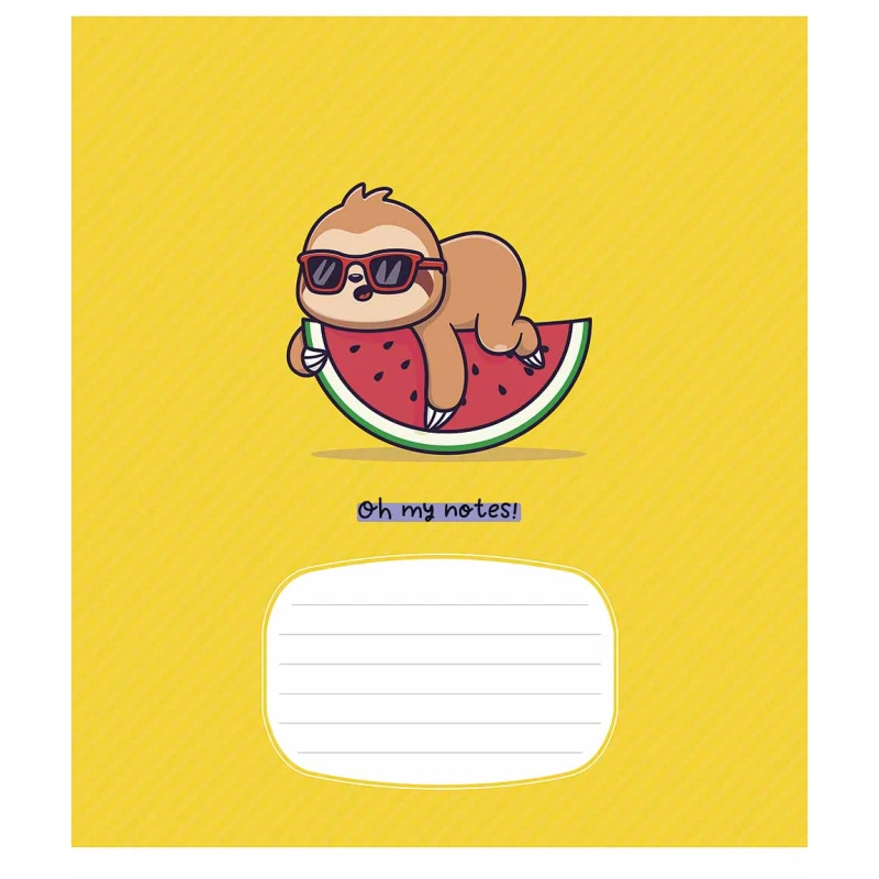 Тетрадь ученическая &quot;Oh My Notes&quot; Школярик 012-3425K 12 л. Разноцветный  Фото №0