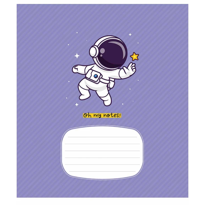 Тетрадь ученическая &quot;Oh My Notes&quot; Школярик 012-3425K 12 л. Разноцветный  Фото №4