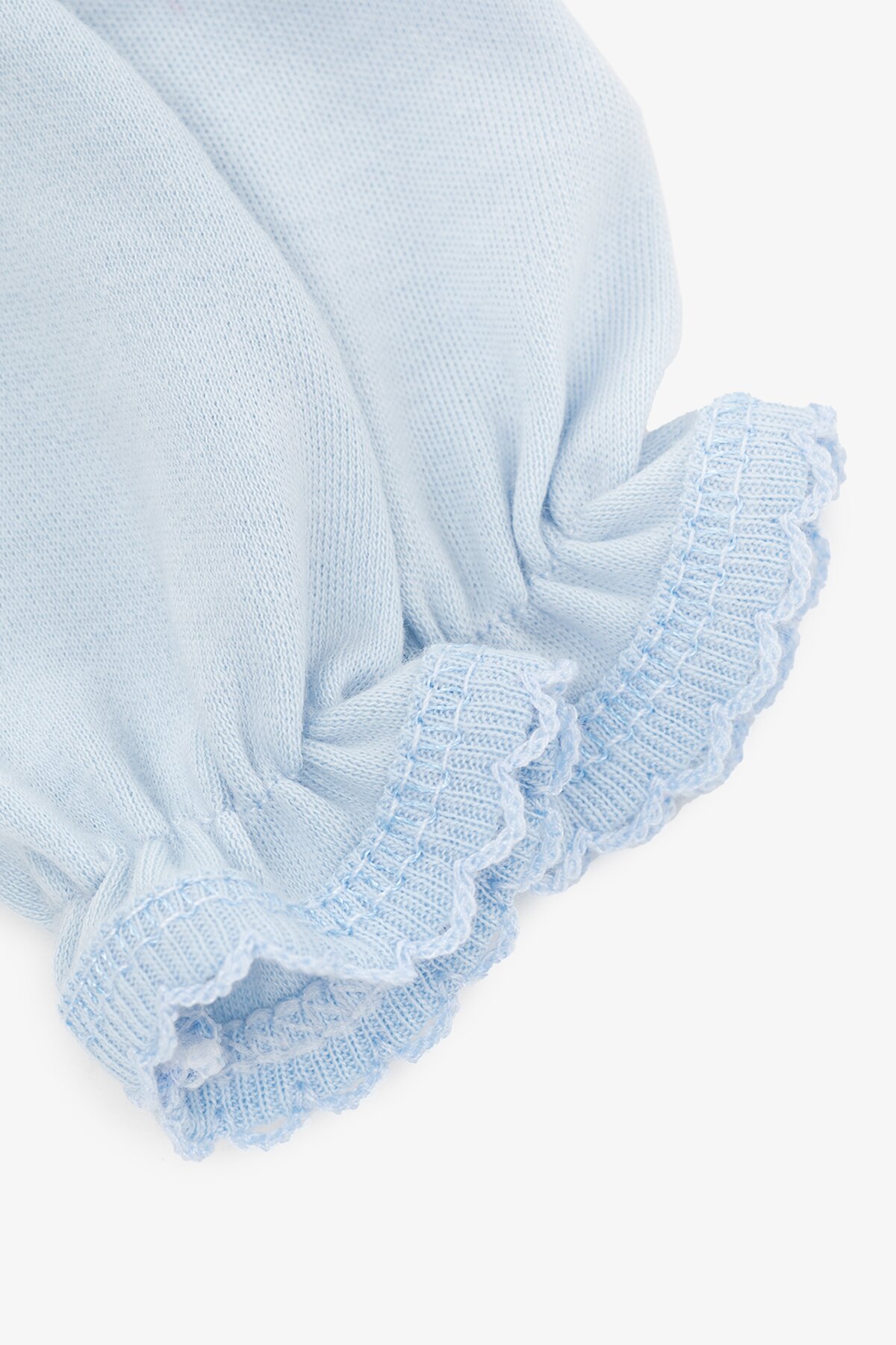 Царапки для малюків Mini Papi 201 One Size 2 шт Блакитно-білий (2000990746375D)  Фото №5