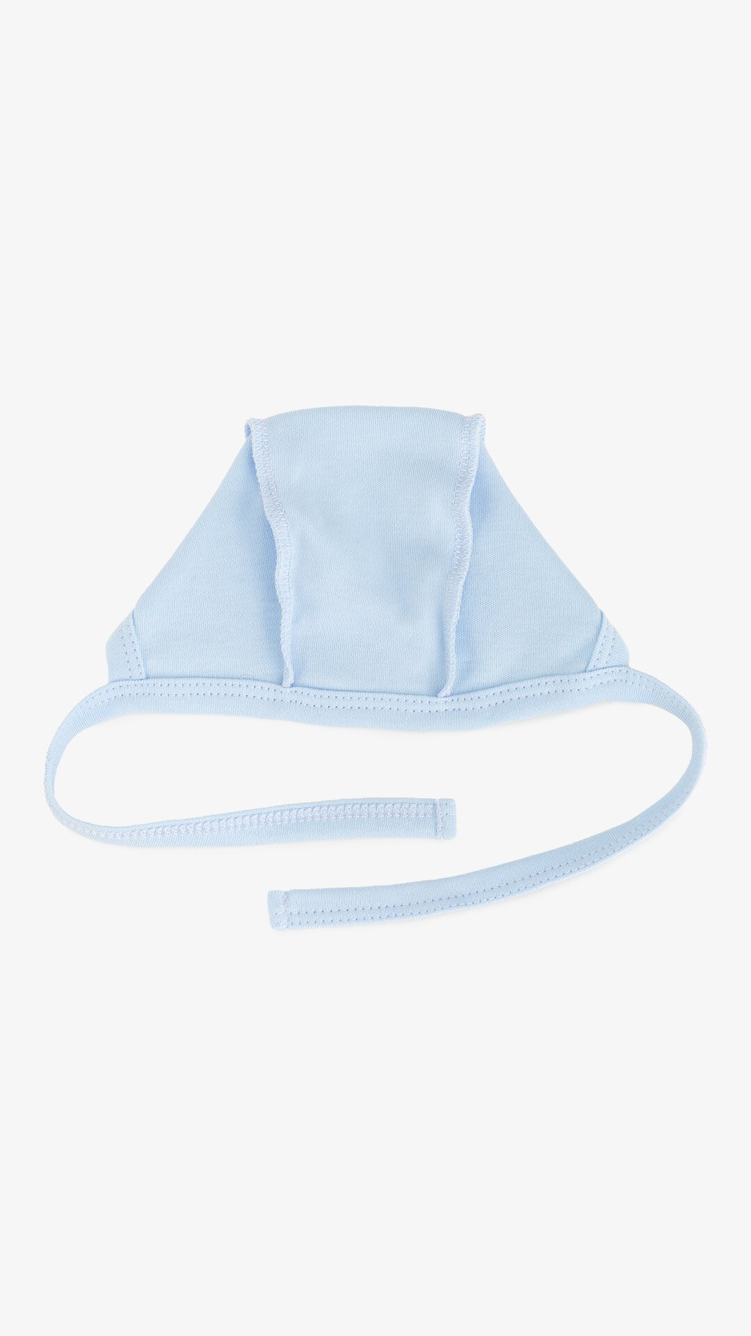 Чепчик на зав&#039;язках для малюків Baby Life 980 56 см Блакитний  Фото №2