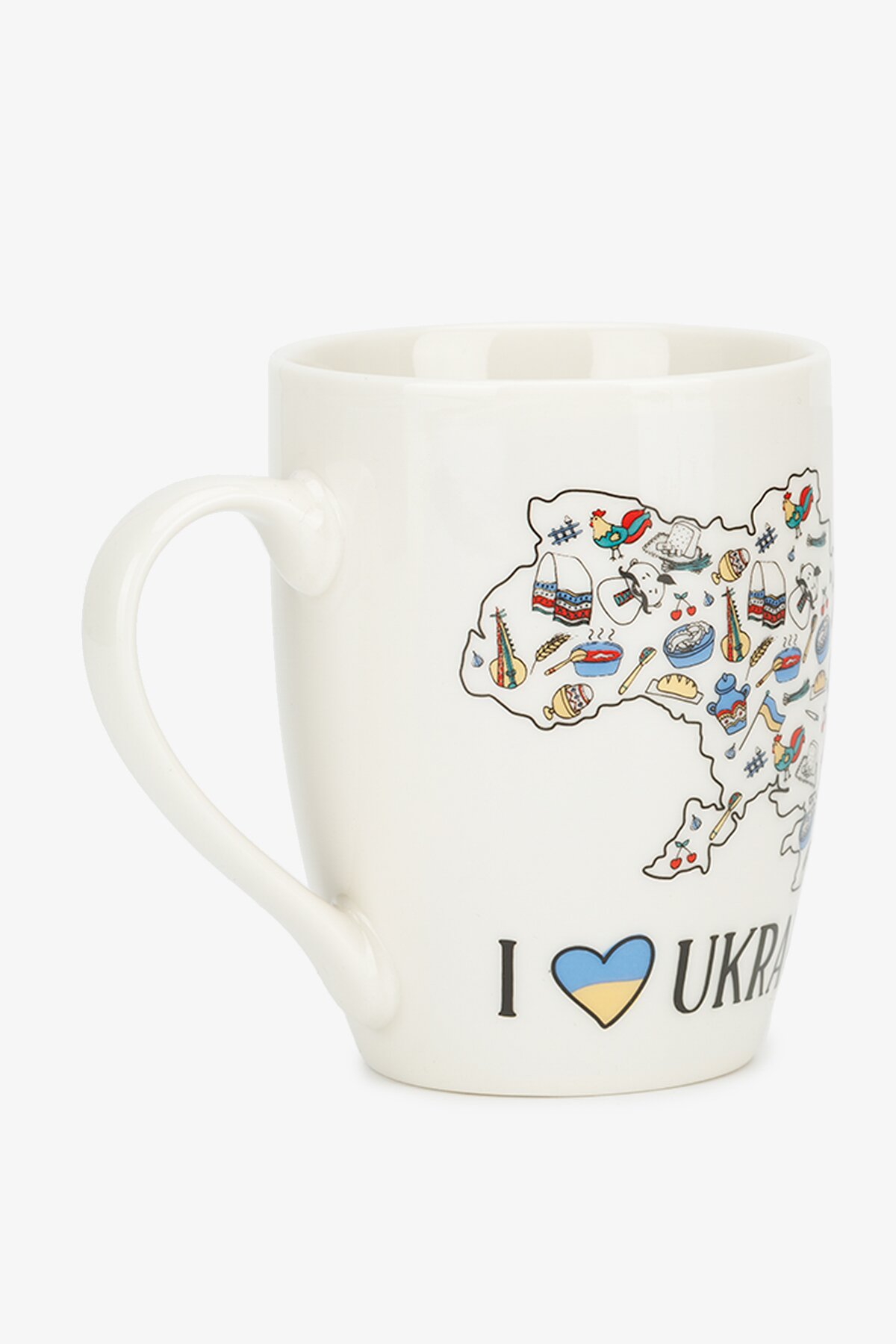 Чашка в подарочной упаковке 1743 I love Ukraine 360 мл Разноцветный  Фото №2