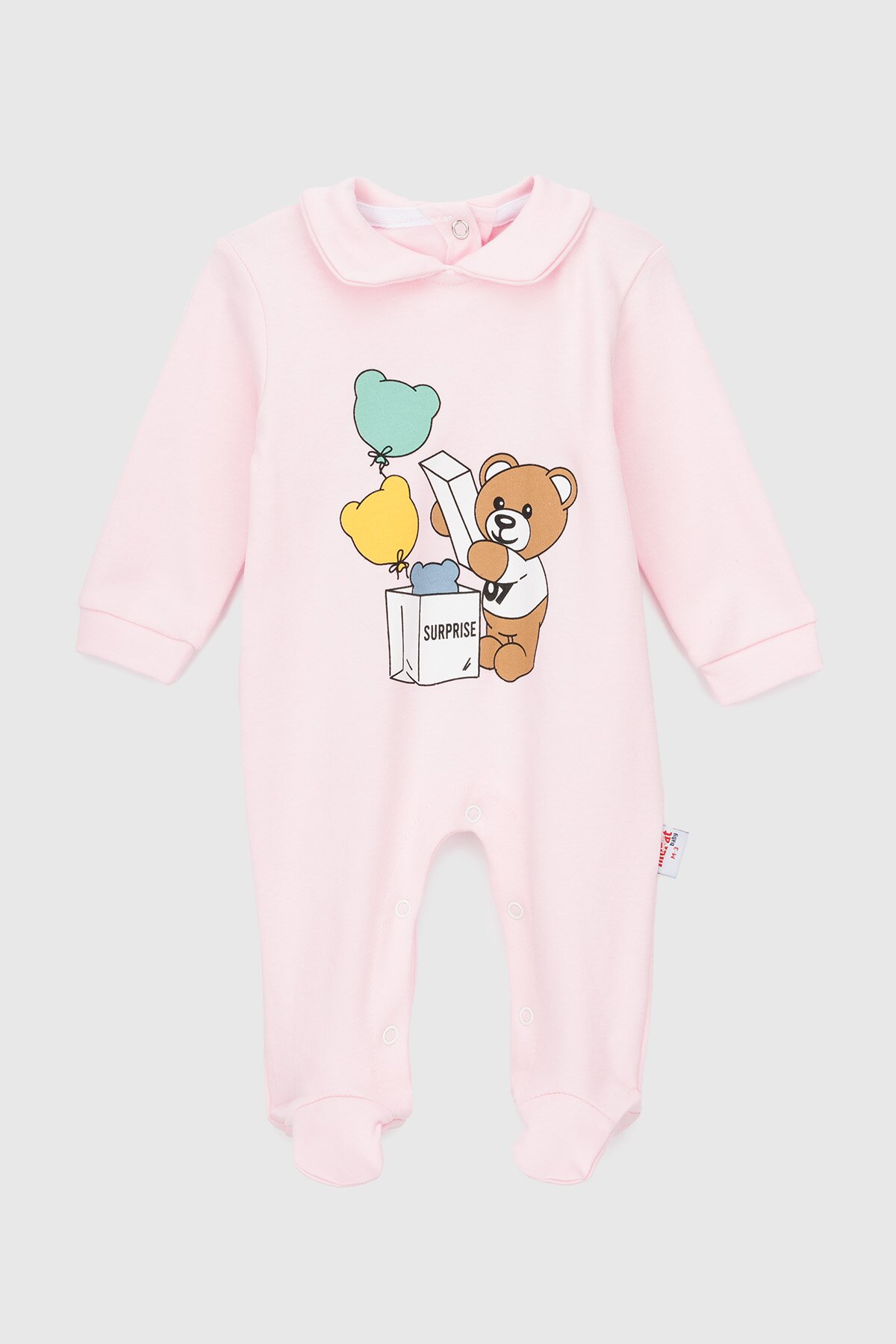 Чоловічок дитячий Mini Papi 8577 68 см Рожевий (2000990483591D)  Фото №2