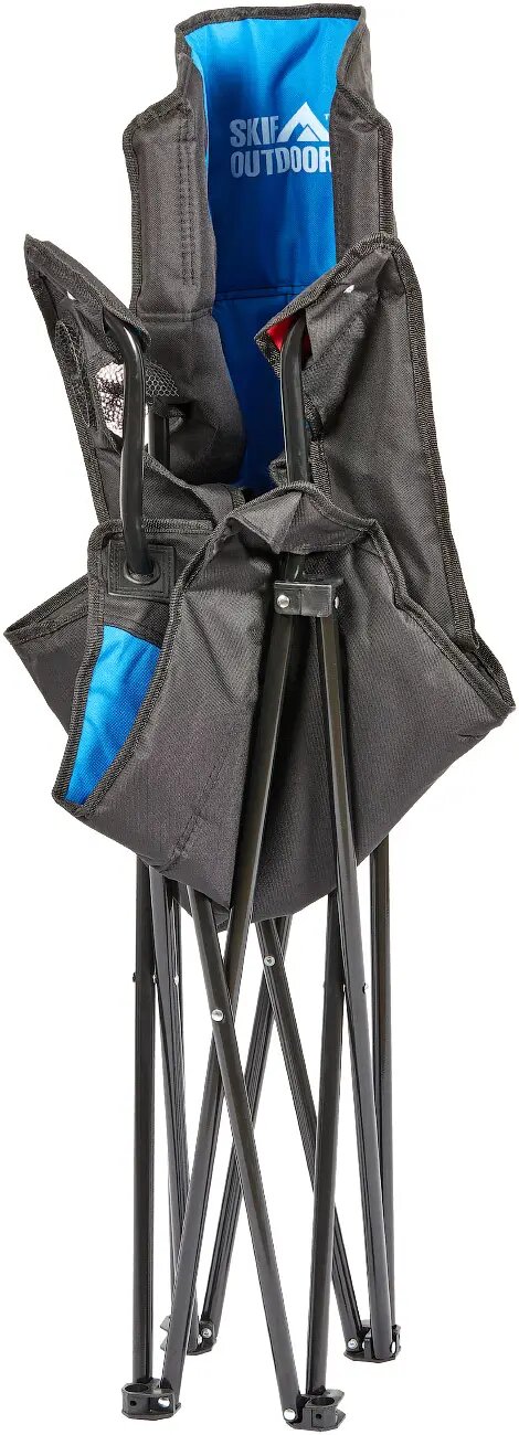 Купити Стілець розкладний Skif Outdoor Soft Base 389.00.95 Чорно-синій Артикул: 4820242922719 Фото повноекранне №3